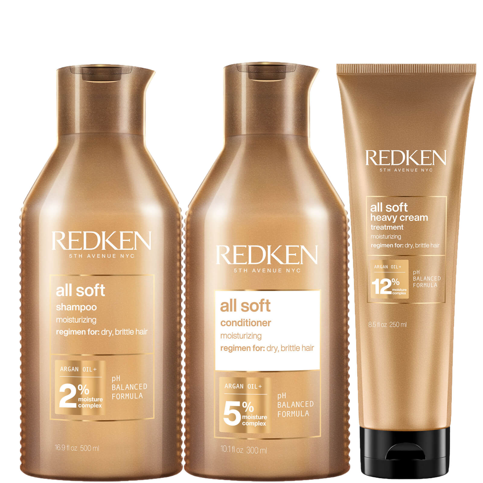Redken All Soft  Hair Care Collezione per capelli grossi (3 prodotti)