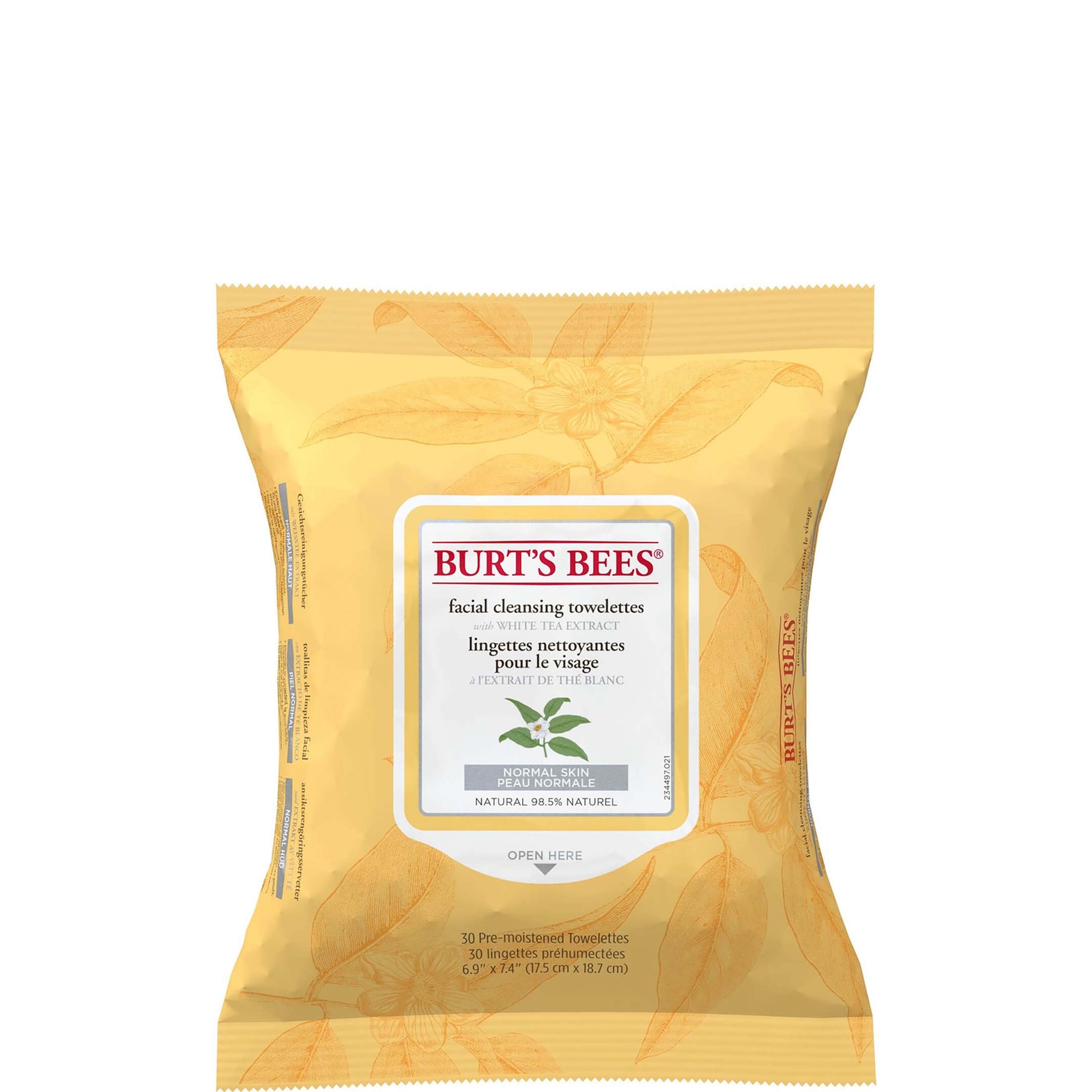

Burt's Bees White Tea Facial Wipe