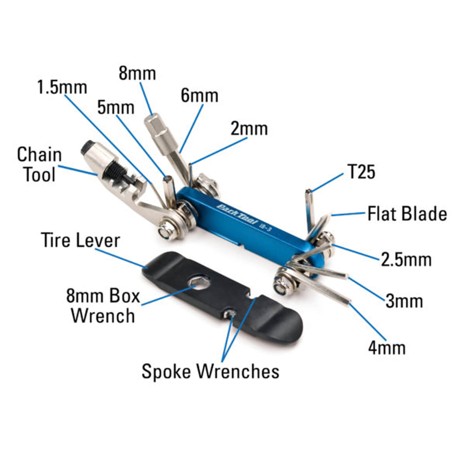 Park Tool IB-3 I-Beam Mini Fold Up Tool