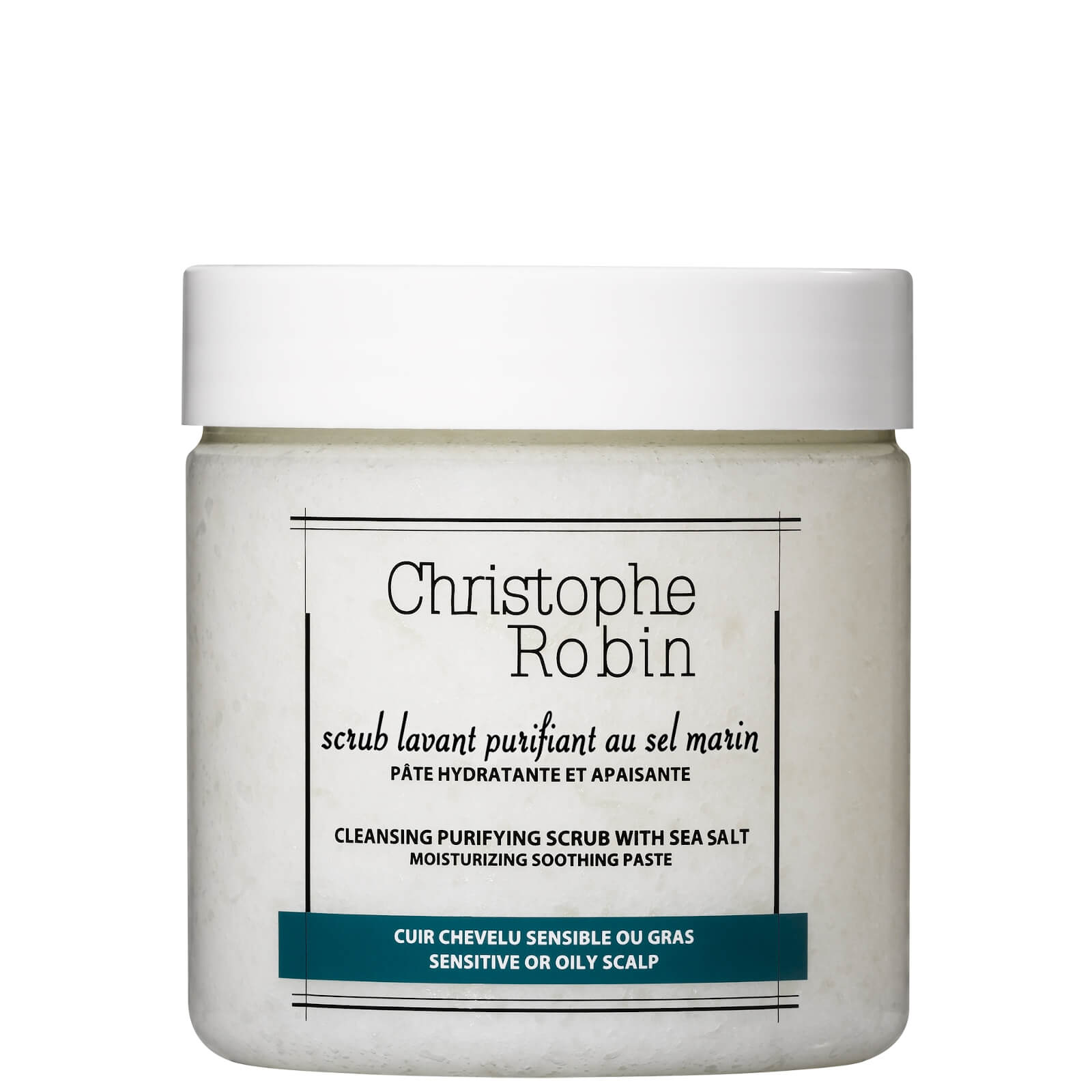 Image of Christophe Robin Cleansing Purifying Scrub con sale marino (250 ml)
