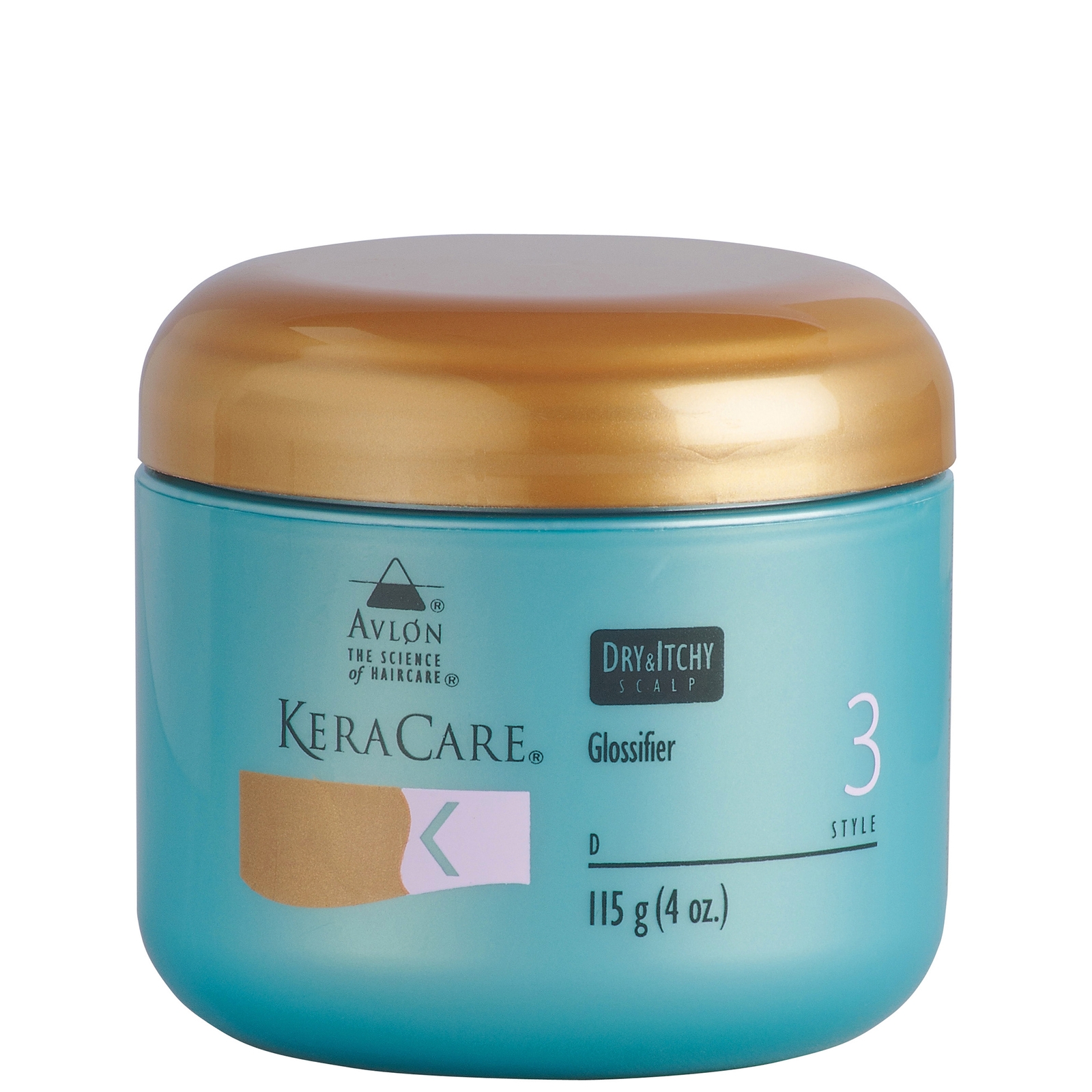 Keracare Dry And Itchy Scalp Glossifier 110g In White