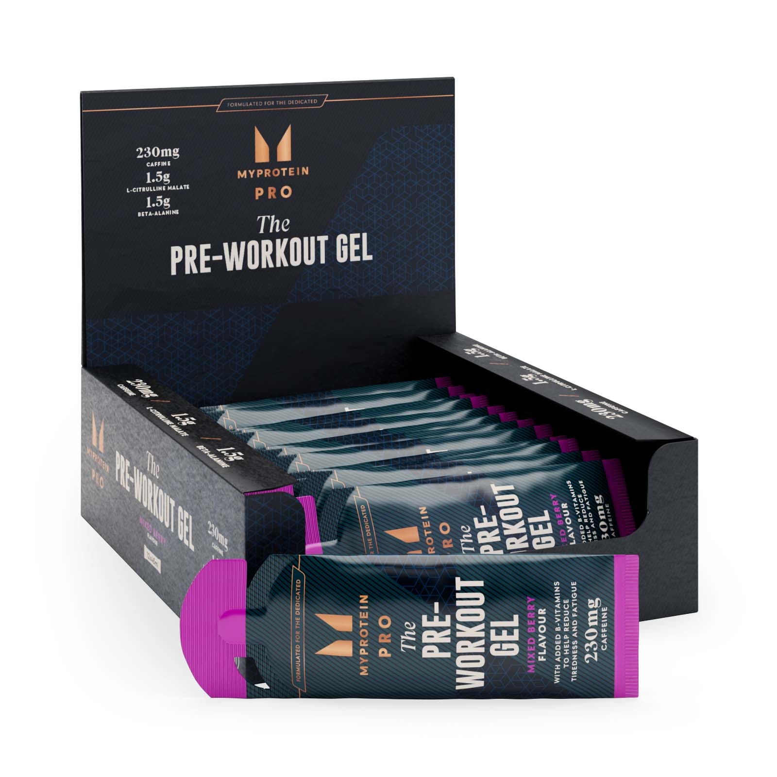 Myprotein UK MyProtein THE Pre Workout Gel - 12 x 50g - Mixed Berry
