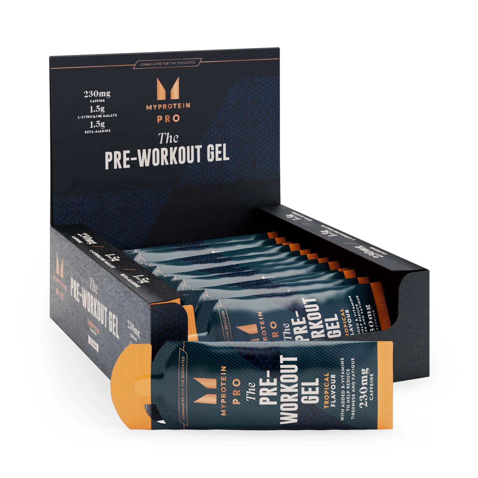 Myprotein UK MyProtein THE Pre Workout Gel - 12 x 50g - Tropical