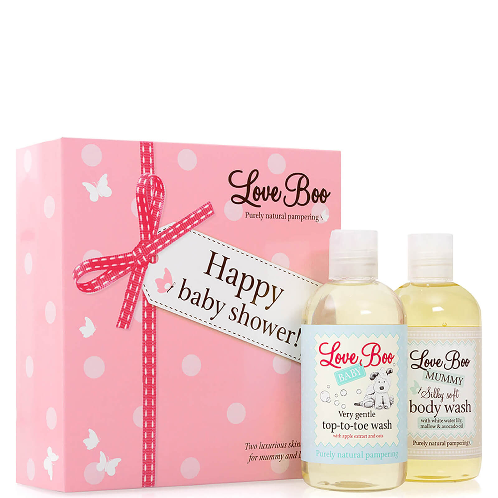 Love Boo Happy Baby Shower cofanetto regalo docciaschiuma mamma e baby bagnetto