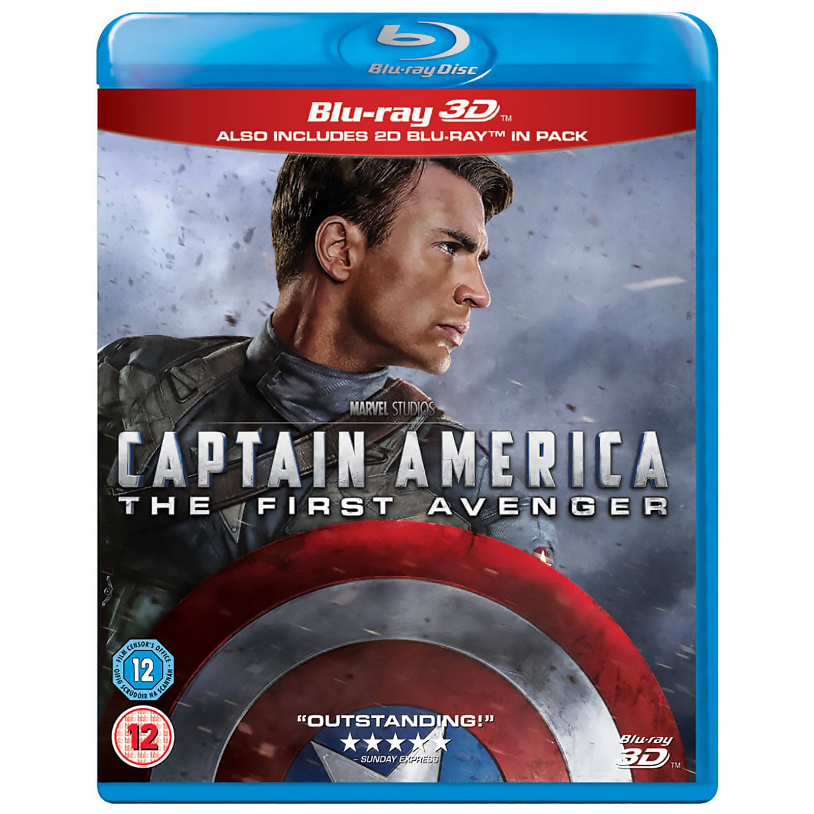 Captain America: The First Avenger 3D (enthält die 2D-Version)