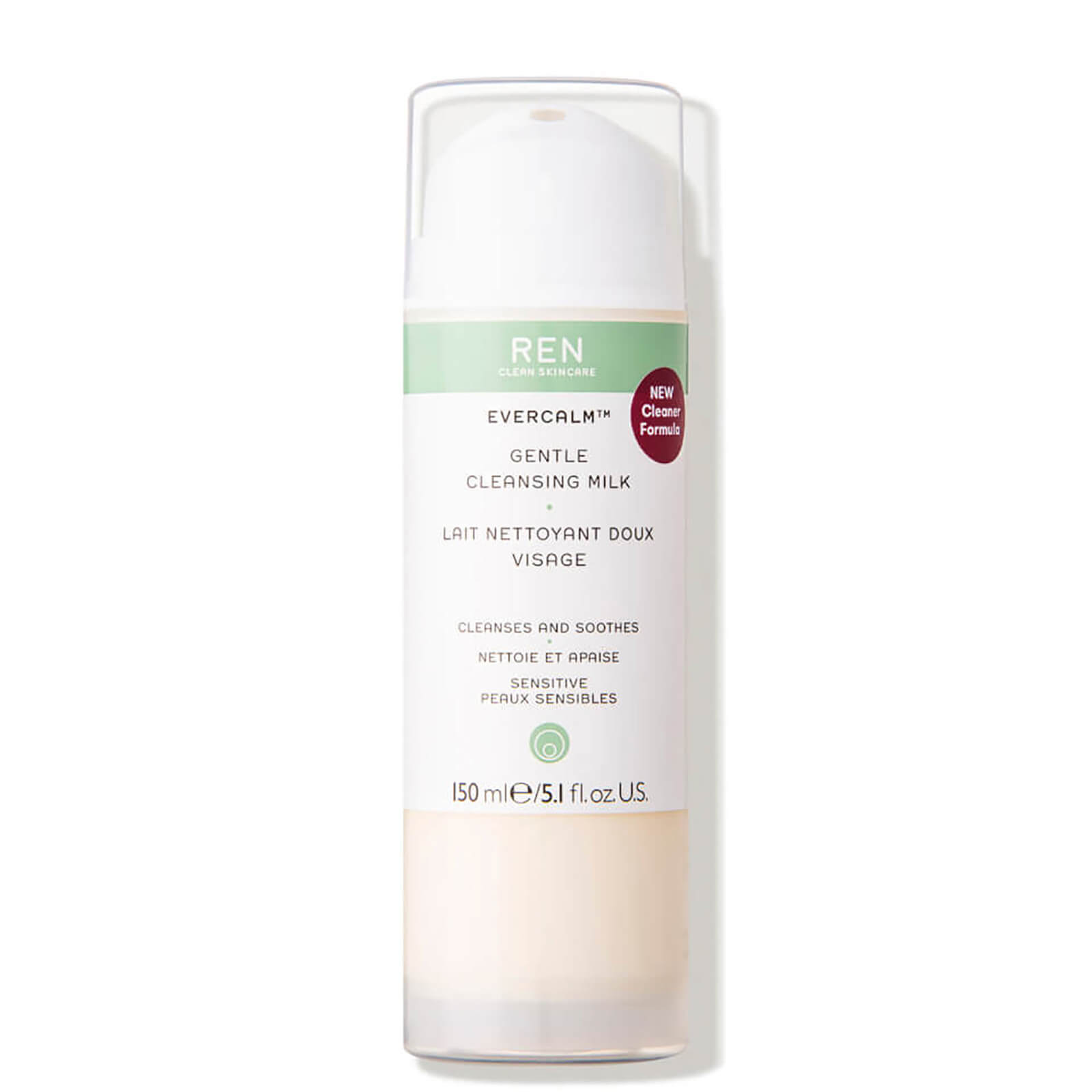 

REN Clean Skincare Evercalm Gentle Cleansing Milk 150ml