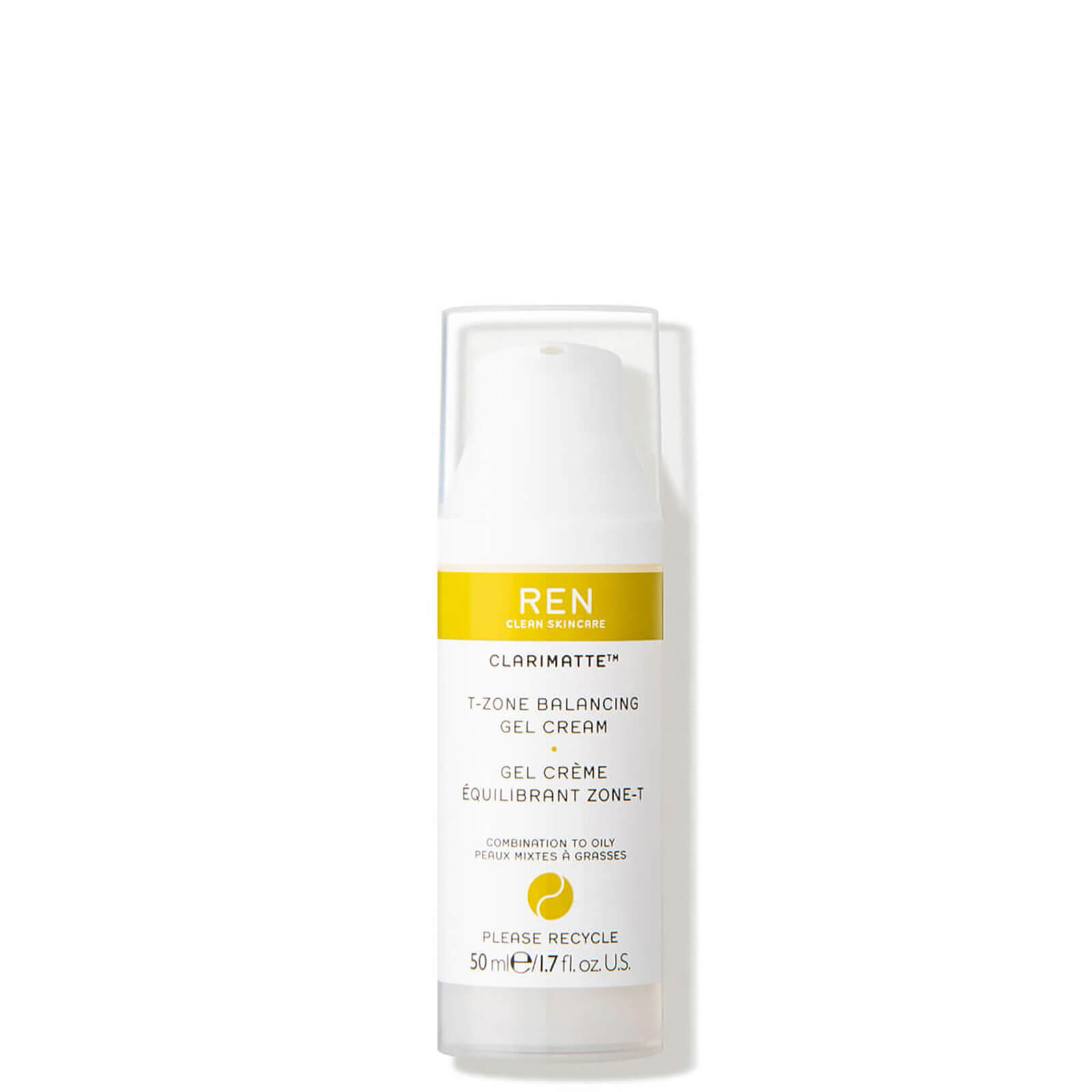 

REN Clean Skincare Clarimatte T-Zone Balancing Gel Cream 50ml