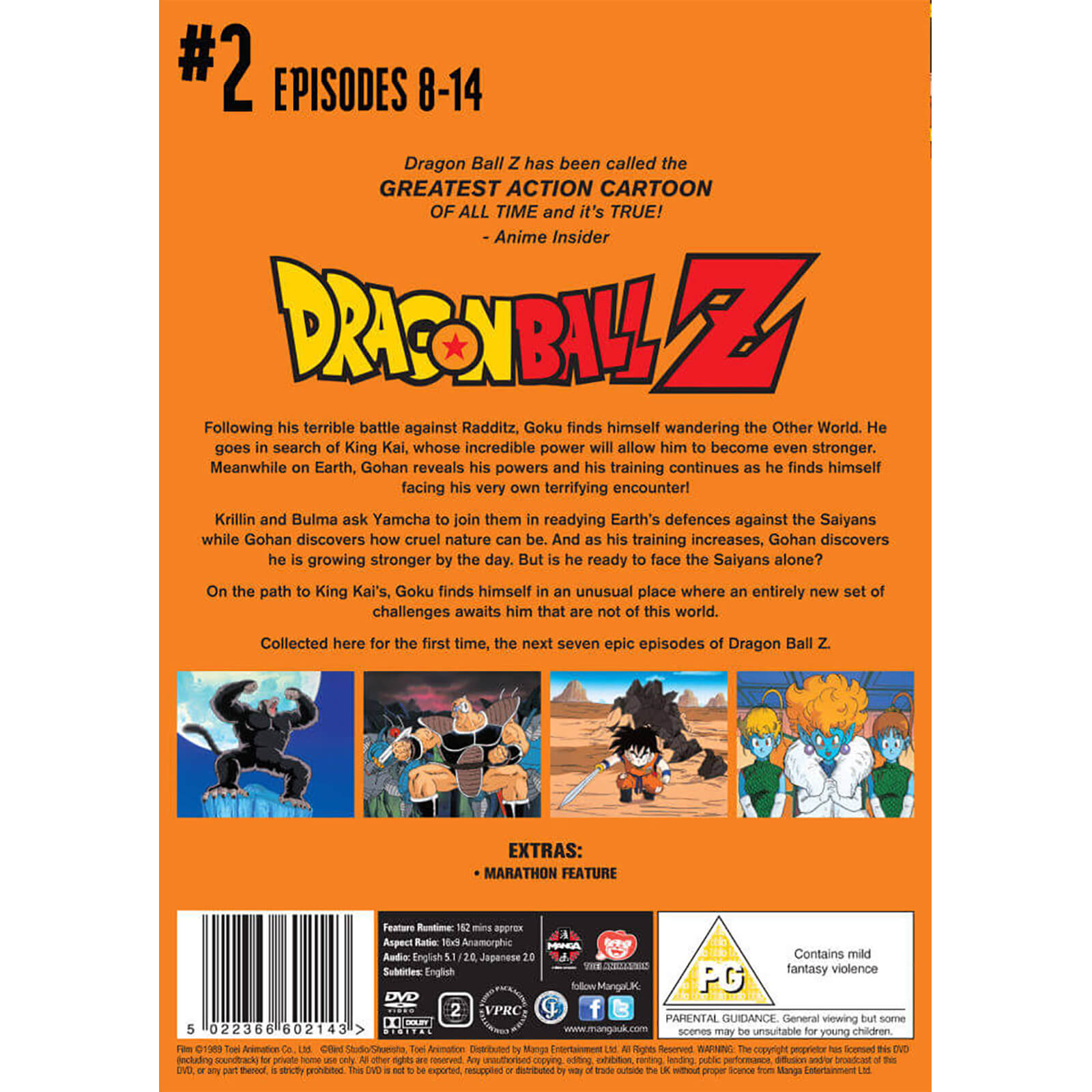 Dragon Ball Z - Season 1: Part 2 (Episodes 8-14)