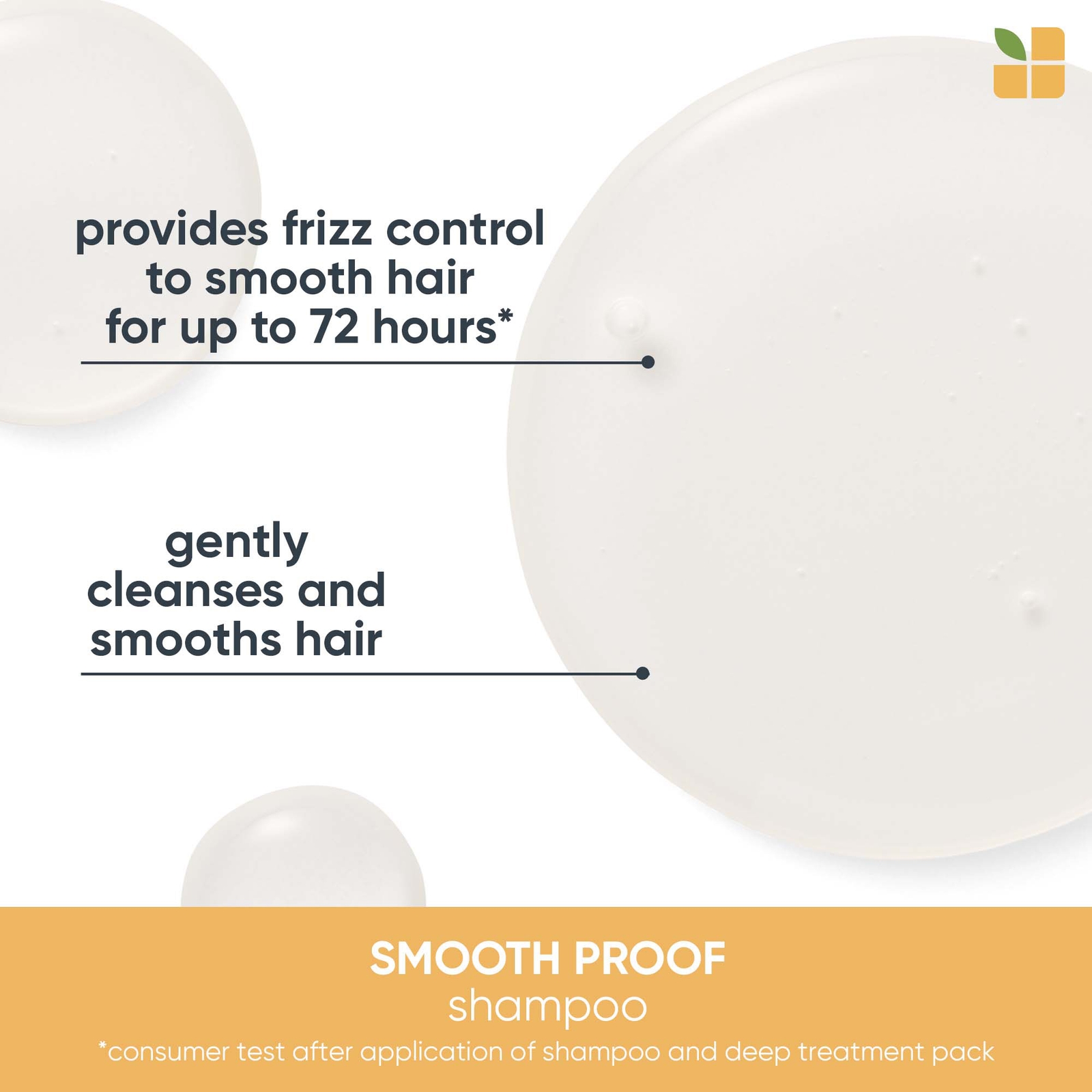 Biolage SmoothProof Shampoo for Smoothing Frizzy Hair 200ml