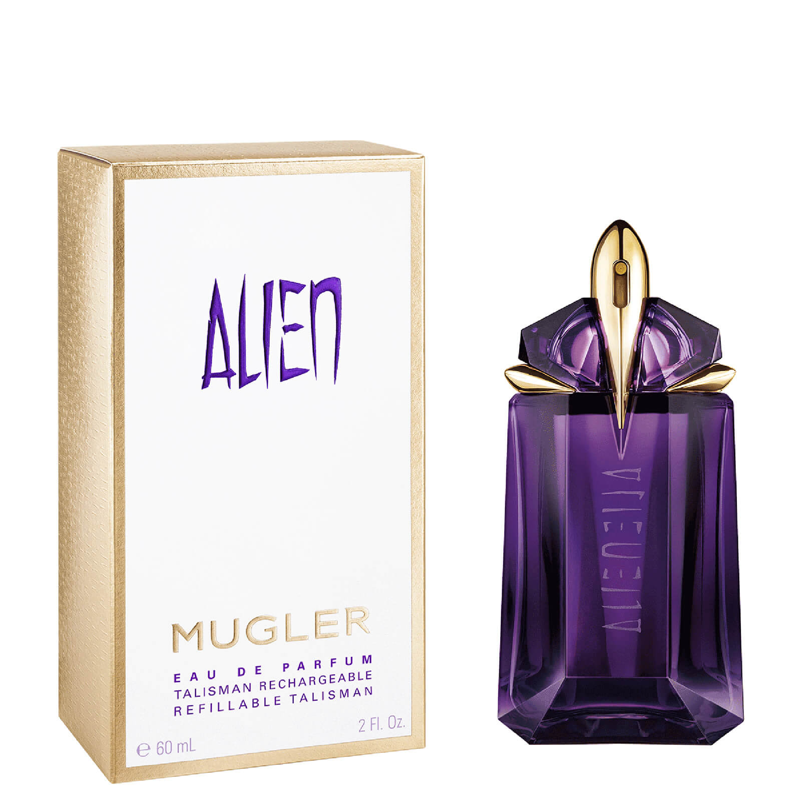MUGLER Alien Eau de Parfum Natural Spray Refillable (Various Sizes) - 60ML