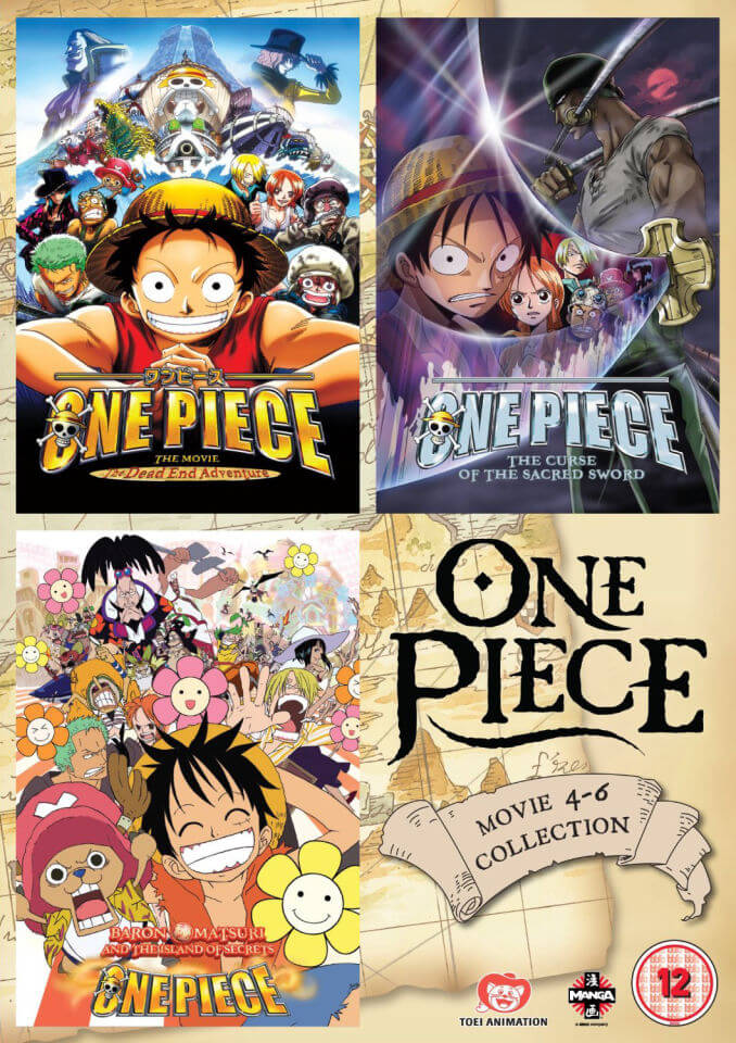 One Piece Movie Collection 2 Contains Films 4 6 Dvd Zavvi De No movie up to this point was blessed with the word film. likewise, none up to this point were supervised by eiichiro oda himself, so you know this. one piece movie collection 2 contains films 4 6