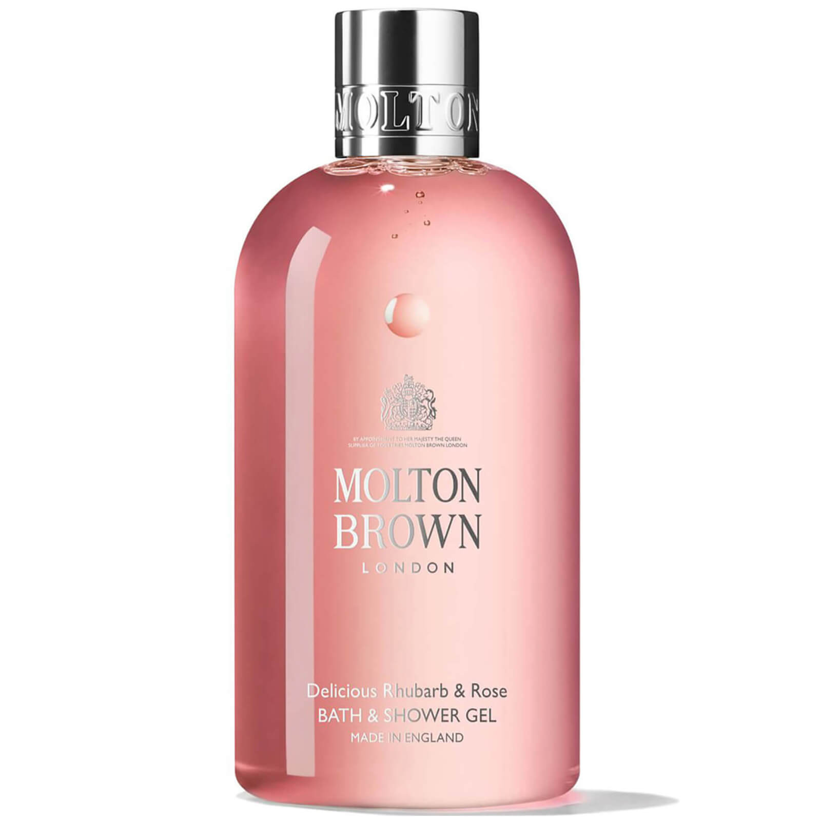 Image of Molton Brown Delicious Rhubarb and Rose Bath and Shower Gel 300ml