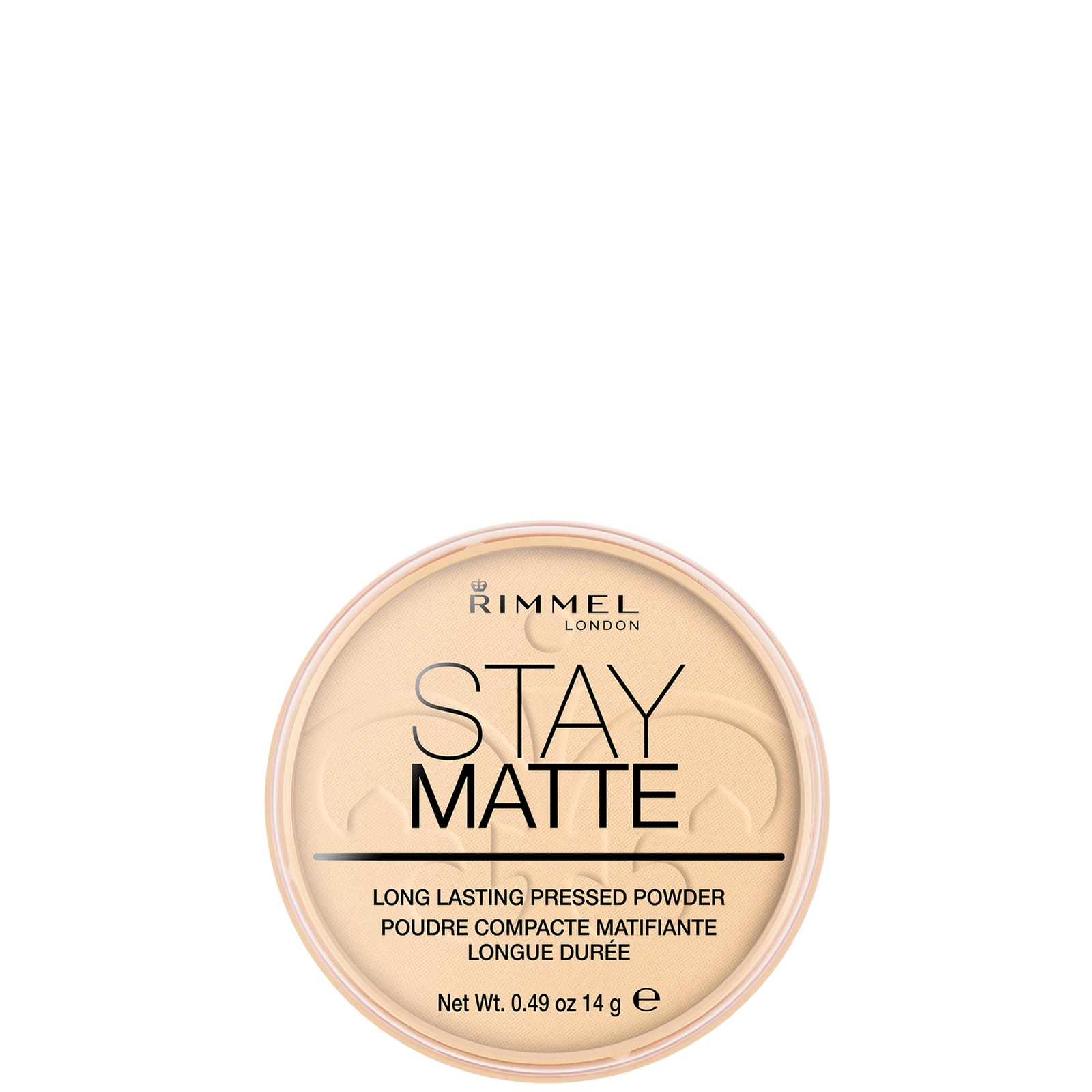 Poudre compacte Stay Matte de Rimmel - Transparente