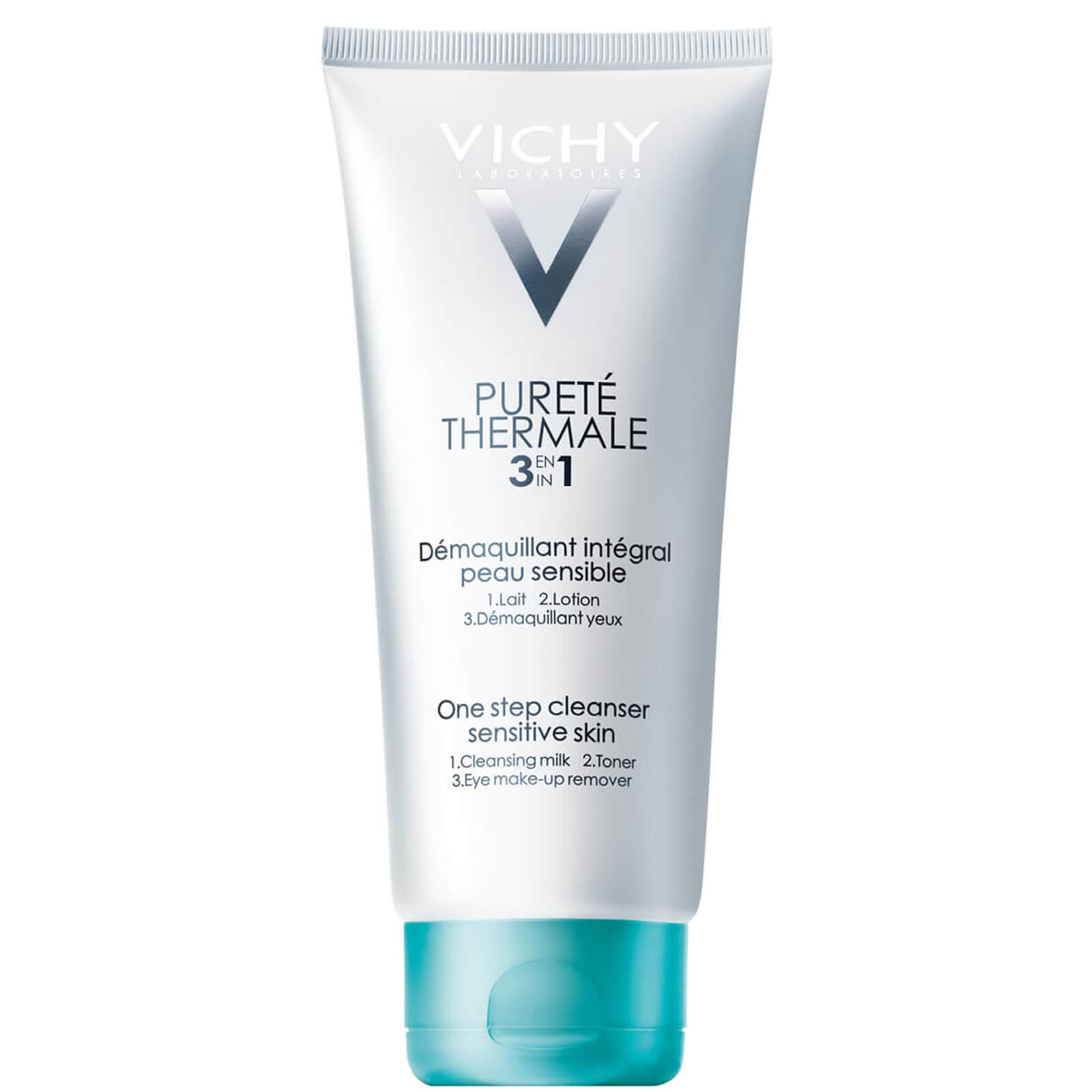 Vichy Pureté Thermale 3-in-1 One Step Facial Cleanser (6.76 Fl. Oz.) In White