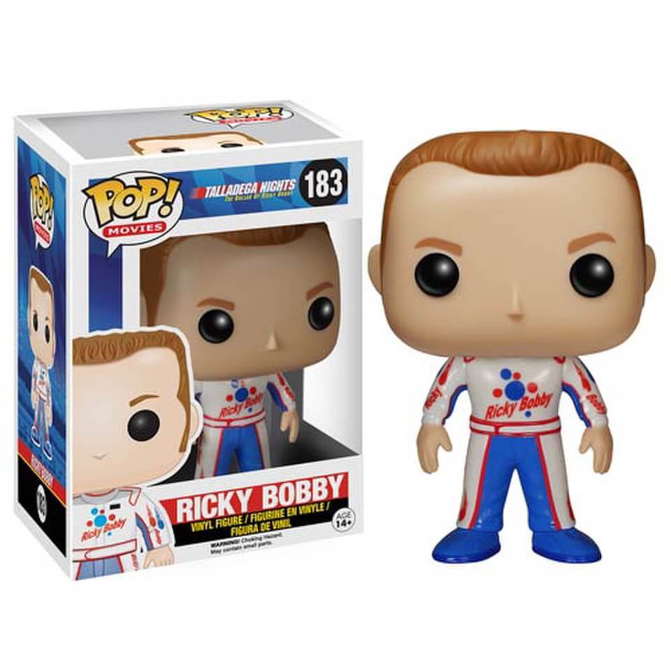 Talladega Nights Ricky Bobby Pop Vinyl Figure Merchandise Zavvi Uk
