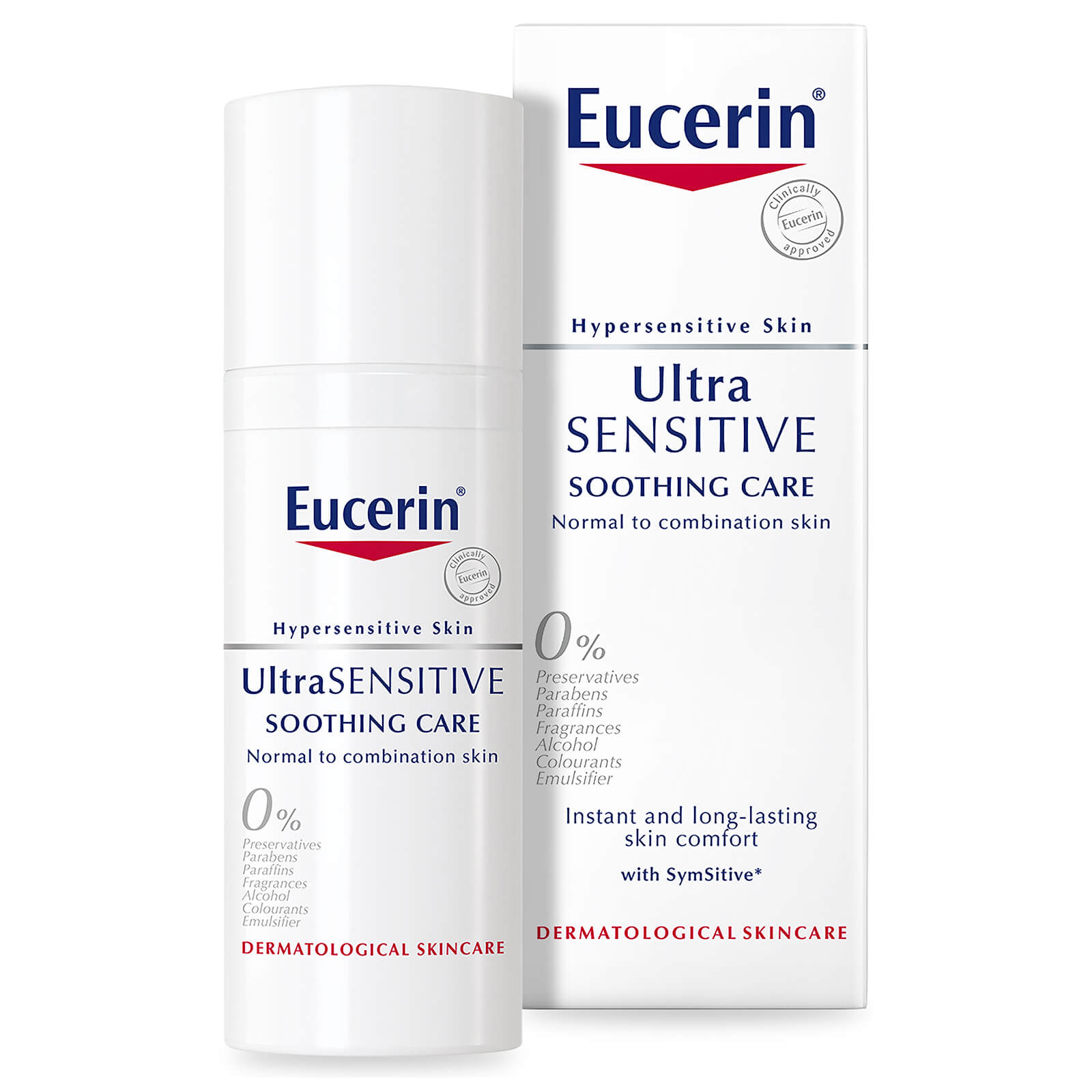 Photos - Cream / Lotion Eucerin UltraSensitive Soothing Care for Normal/Combination Skin 50ml 6974 