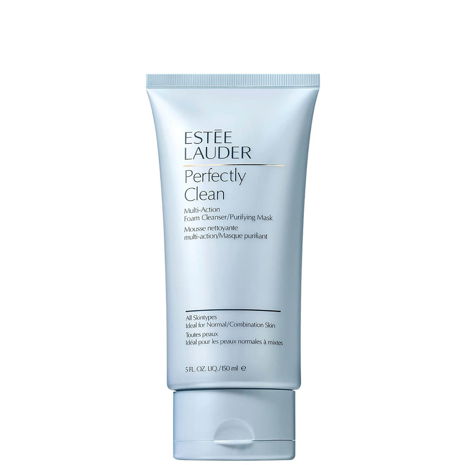 Estée Lauder Perfectly Clean Multiaction Foam Cleanser And Purifying Mask 150ml In White