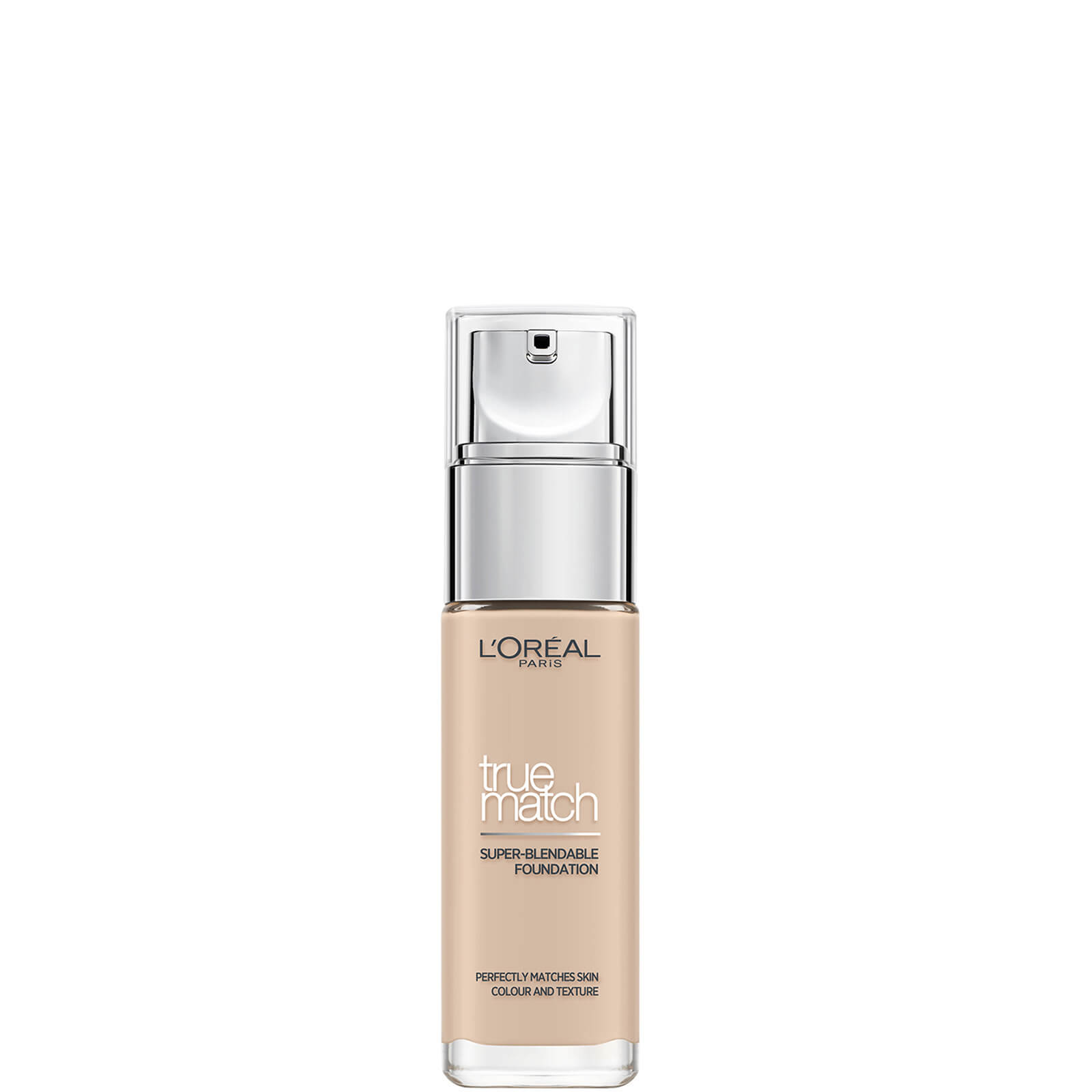 L'Oréal Paris True Match Liquid Foundation with SPF and Hyaluronic Acid 30ml (Various Shades) - 30 Rose Ivory