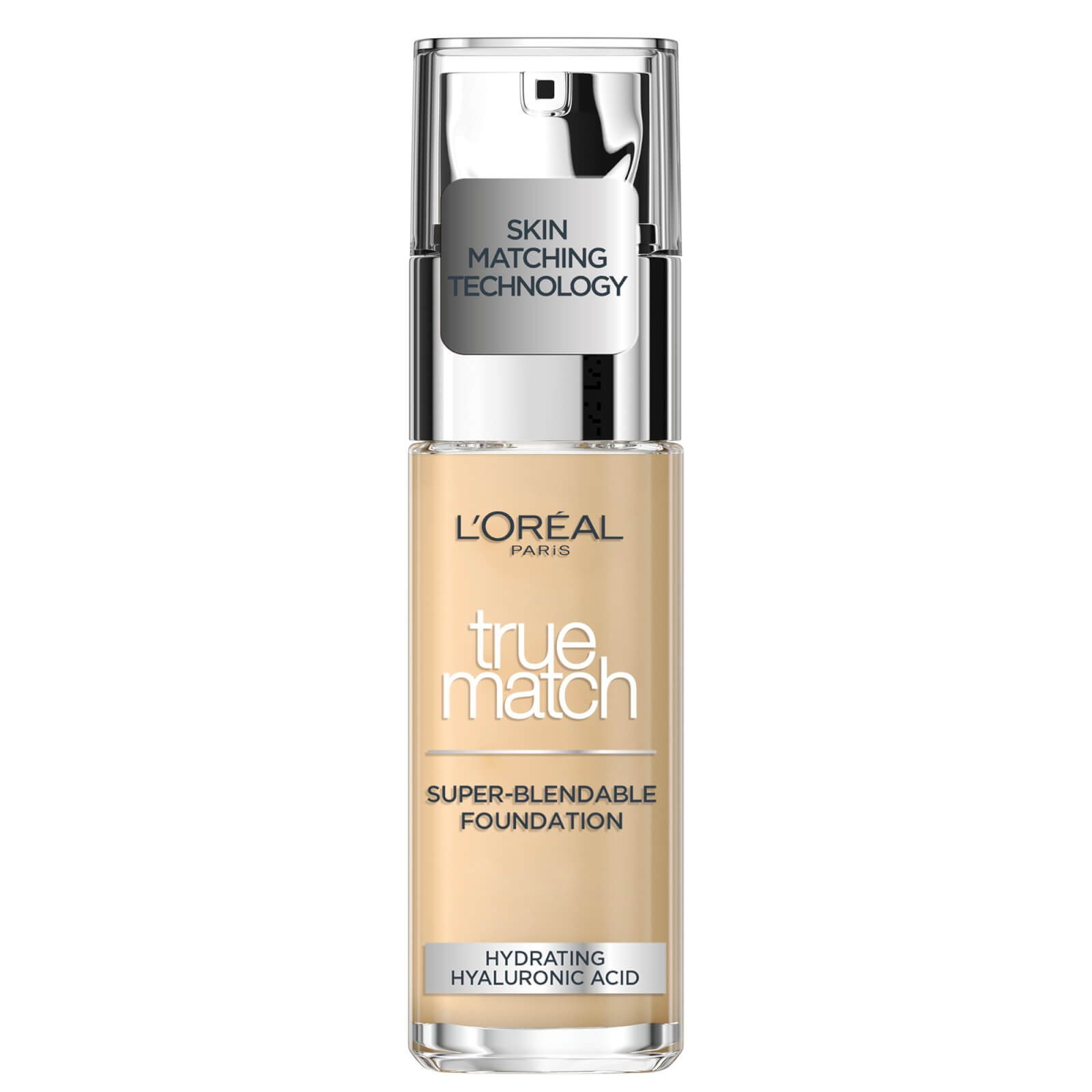 L'Oréal Paris True Match Liquid Foundation with SPF and Hyaluronic Acid 30ml (Various Shades) - Golden Ivory