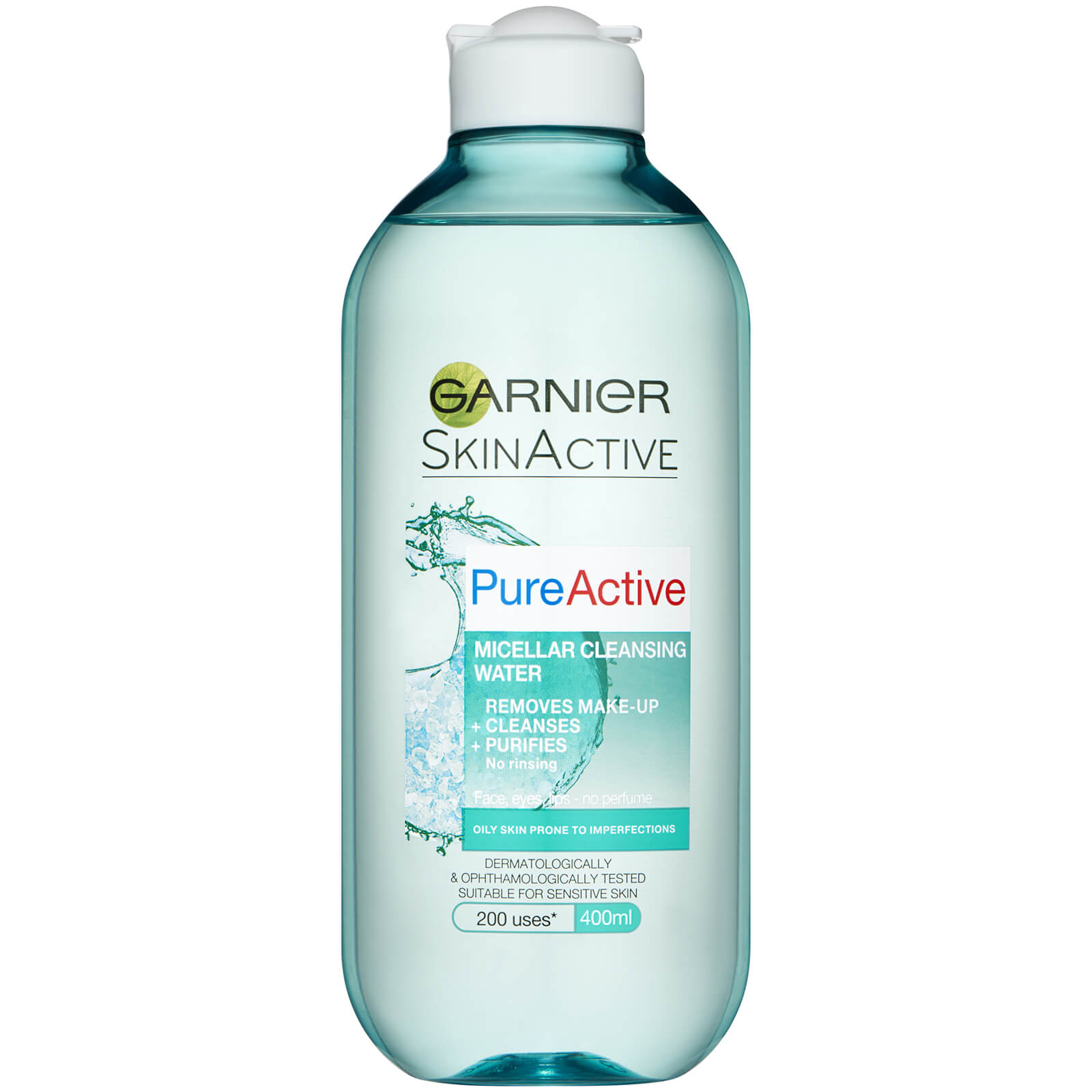 Garnier Pure Active Micellar Water Facial Cleanser Oily Skin 400ml