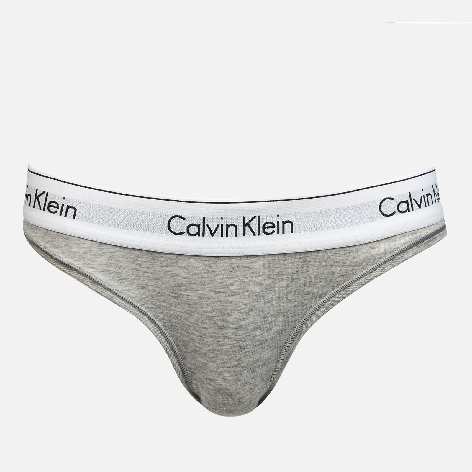 Calvin Klein Women's Modern Cotton Bikini Briefs - Grey Heather - M - Grey