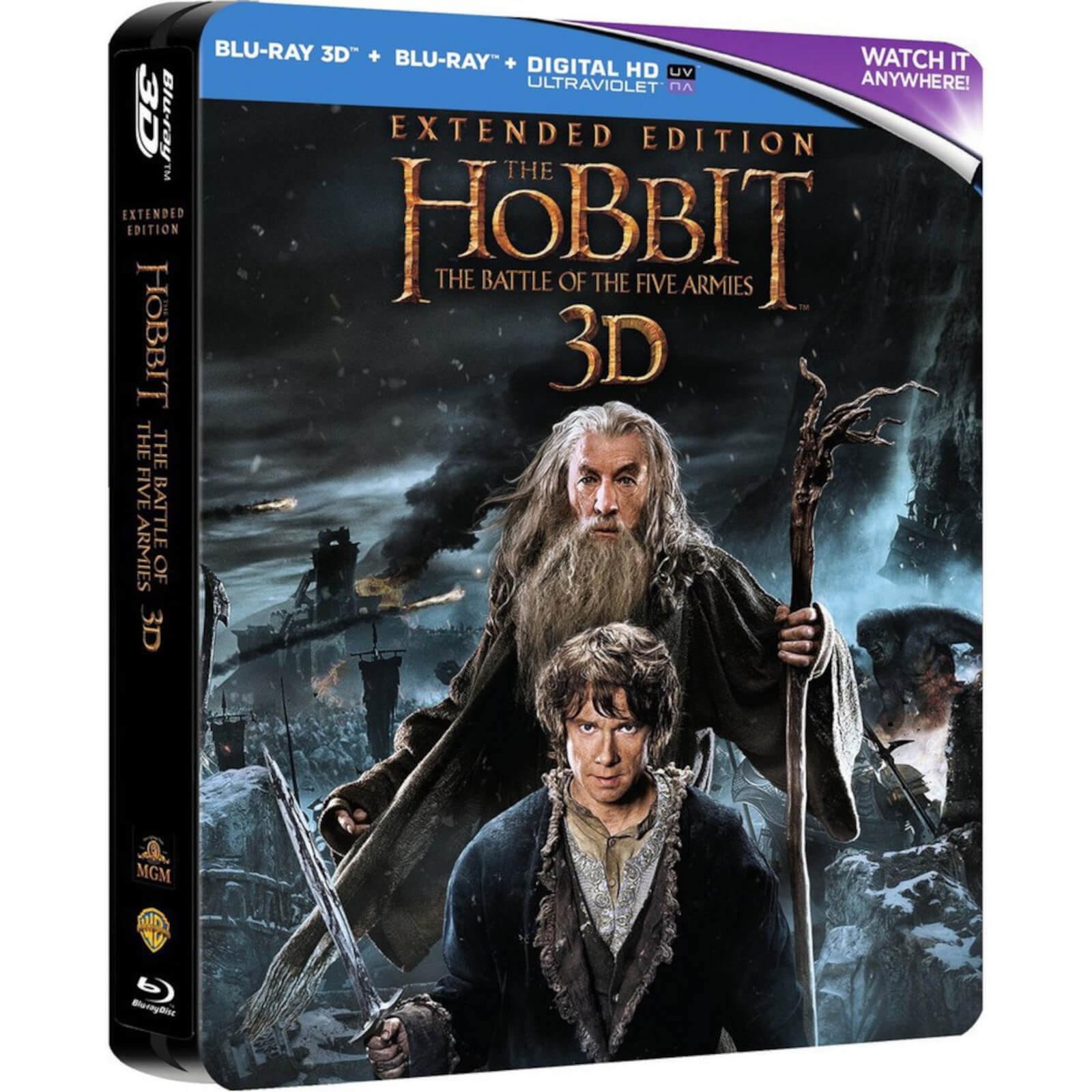 

Le Hobbit : La Bataille des Cinq Armées Version Longue 3D - Steelbook Édition Limitée