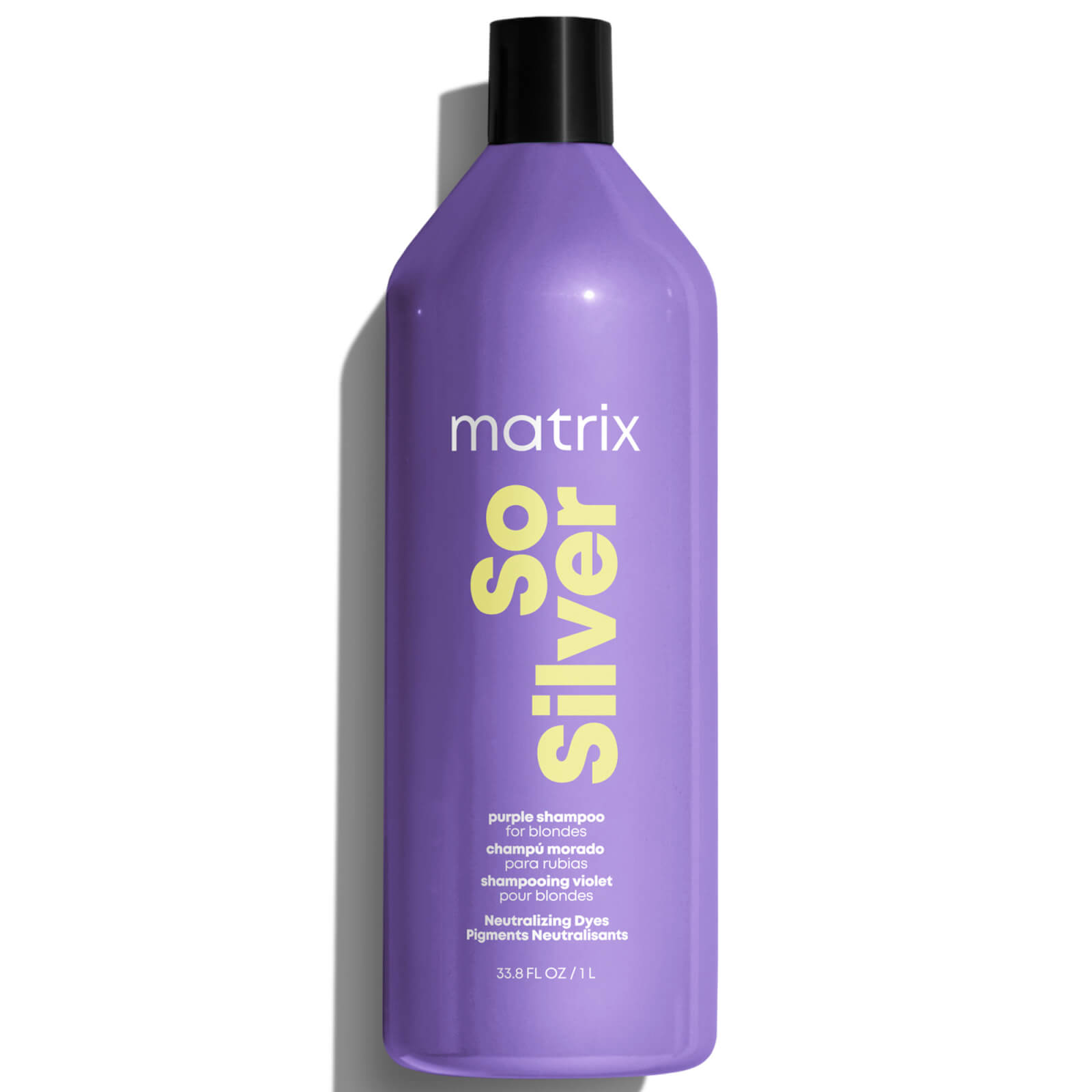 Matrix Total Results So Silver Purple Shampoo for Toning Blondes, Greys and Silvers 1000ml