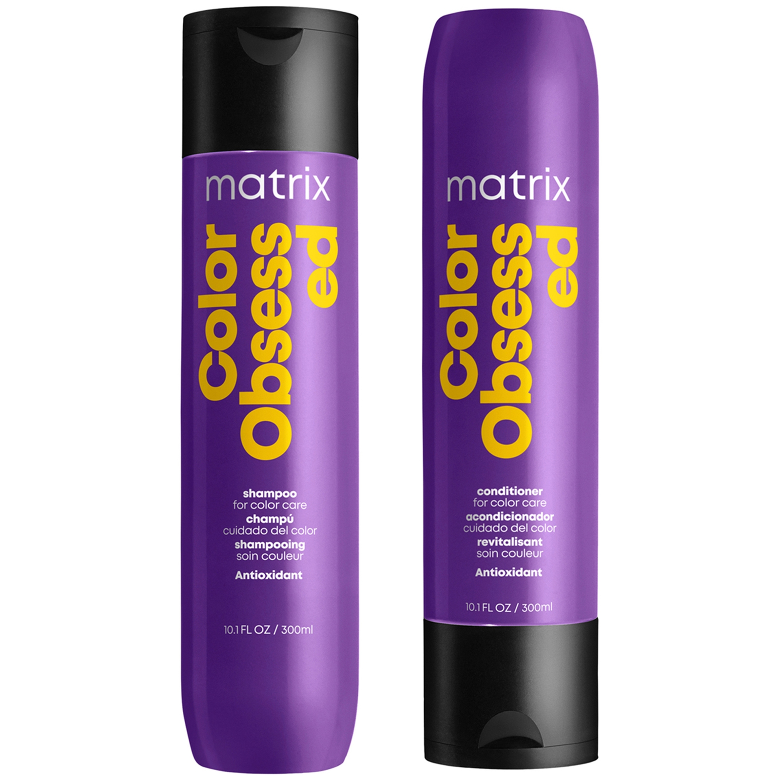 

Matrix Total Results Color Obsessed Shampoo and Conditioner 300ml Duo for Colour Treated Hair