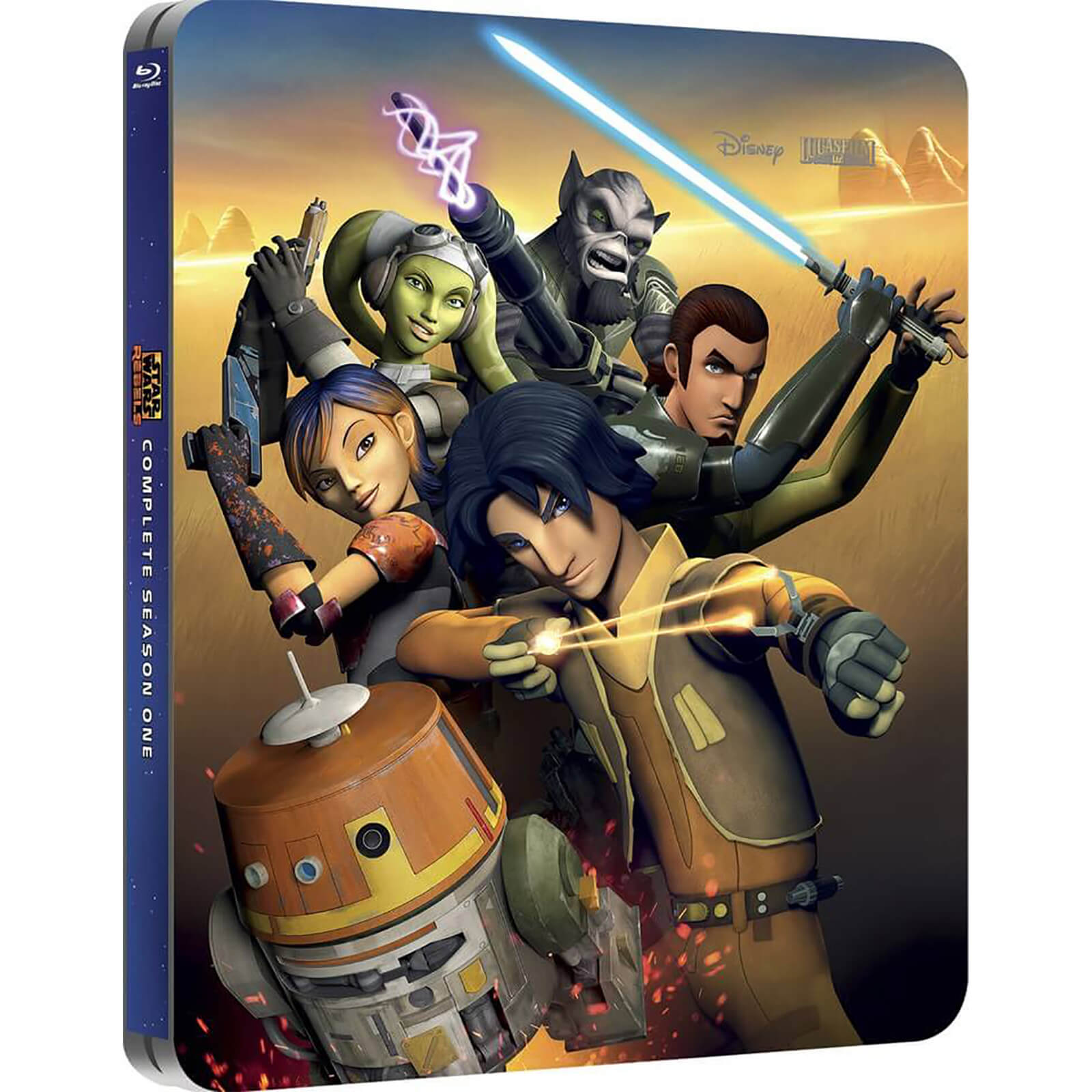 

Star Wars Rebels : Saison 1 - Steelbook d'édition limitée exclusive Zavvi (Édition UK)
