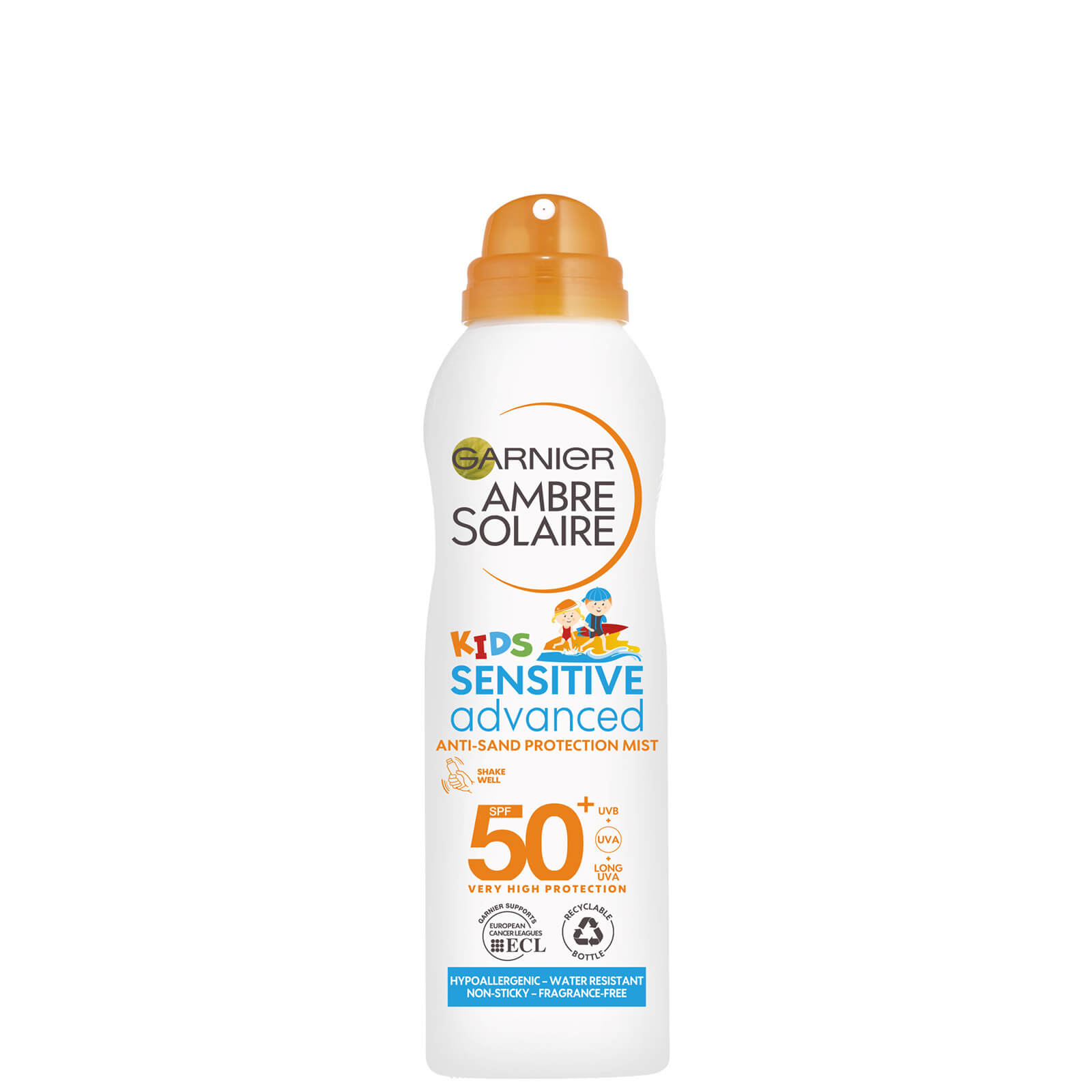

Garnier Ambre Solaire Kids Sensitive Anti-Sand Sun Cream Spray SPF 50+ 200ml