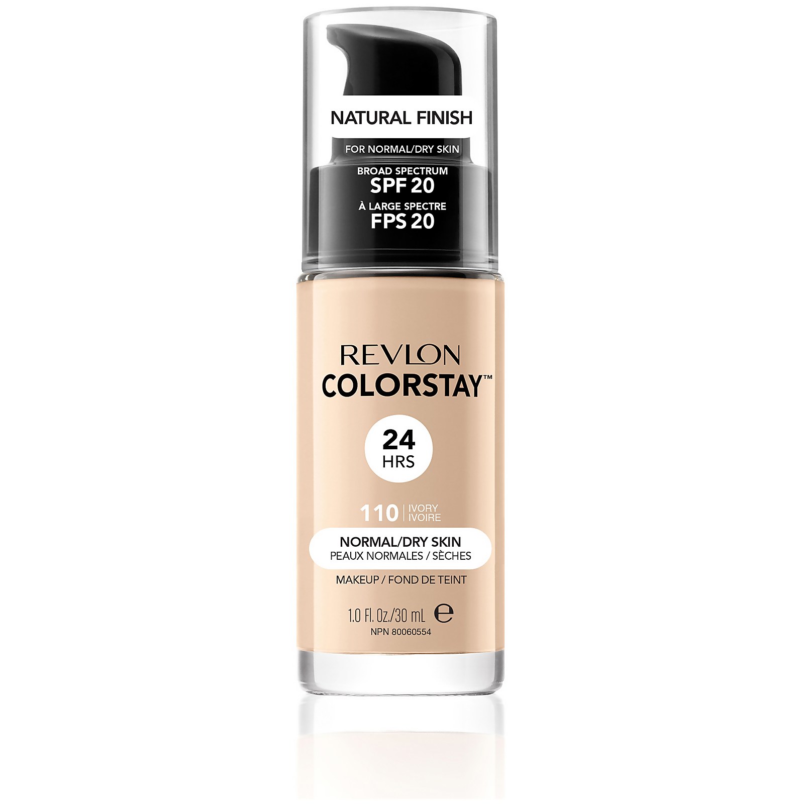 revlon colorstay make-up foundation for normal/dry skin (various shades) - ivory