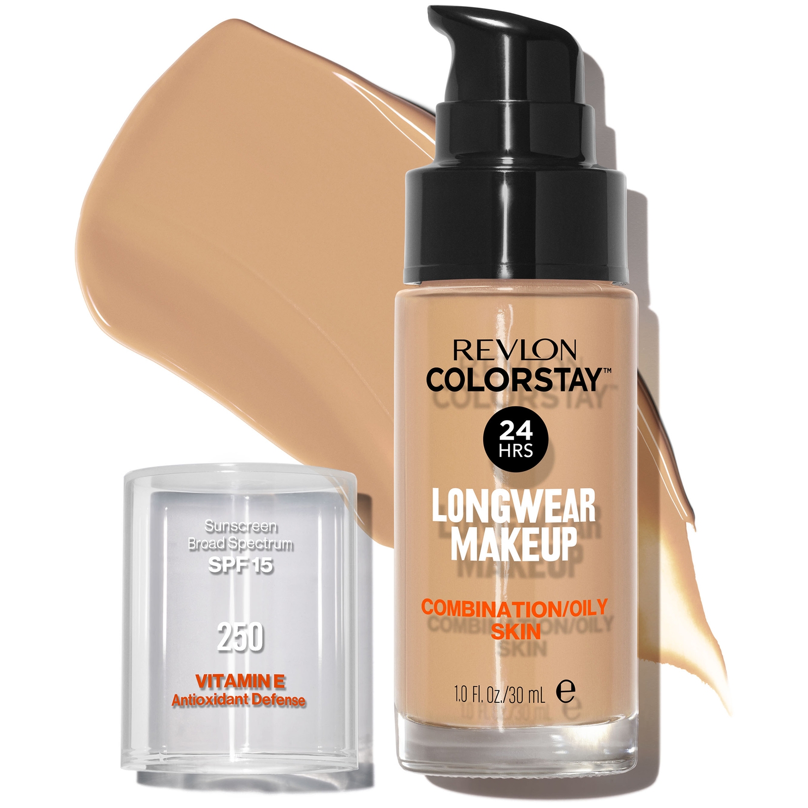 Image of Revlon ColorStay Make-Up Foundation for Combination/Oily Skin (Various Shades) - Fresh Beige