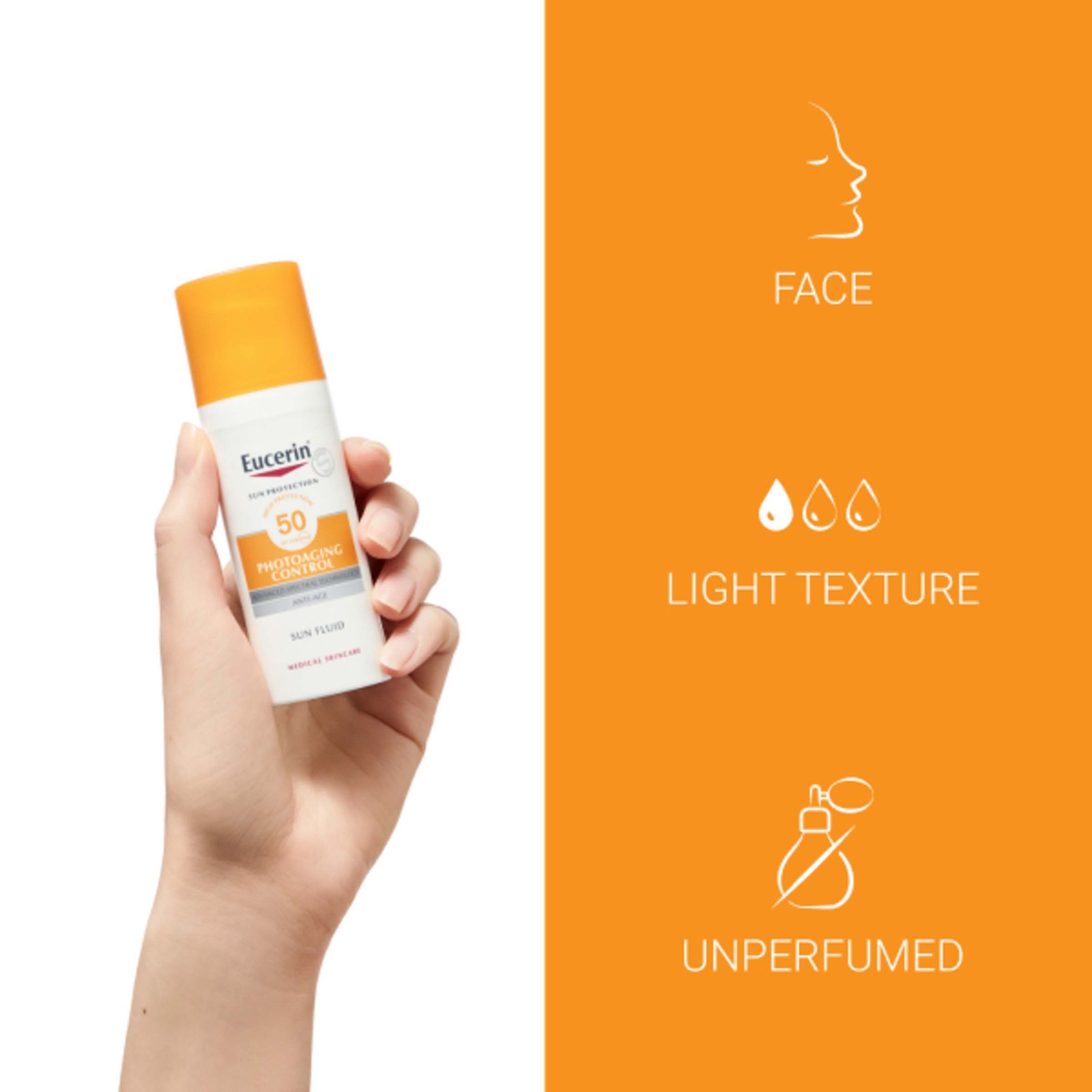 Thumbnail - Eucerin Sonnenschutz Sonnenflüssigkeit fürs Gesicht LSF 50 50ml