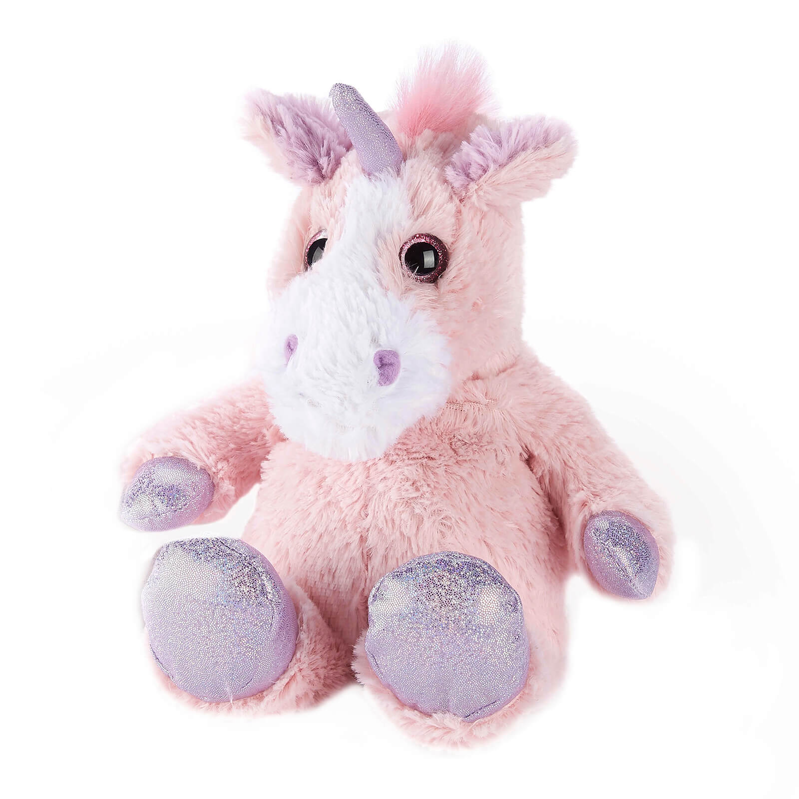 Warmies Cozy Heatable Plush Sparkly Unicorn - Pink