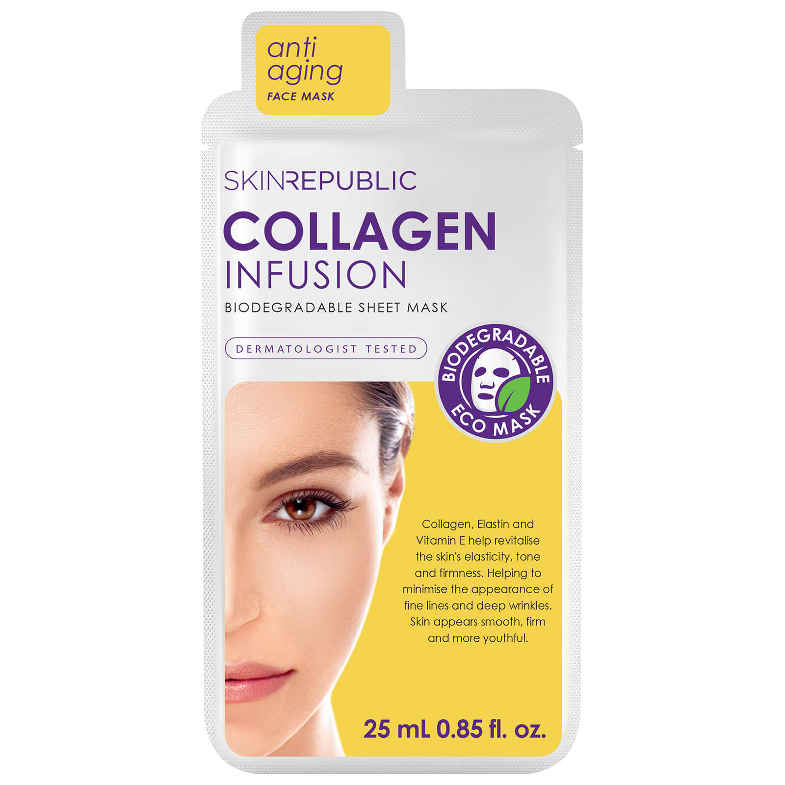 

Skin Republic Collagen Infusion Face Mask (25ml)
