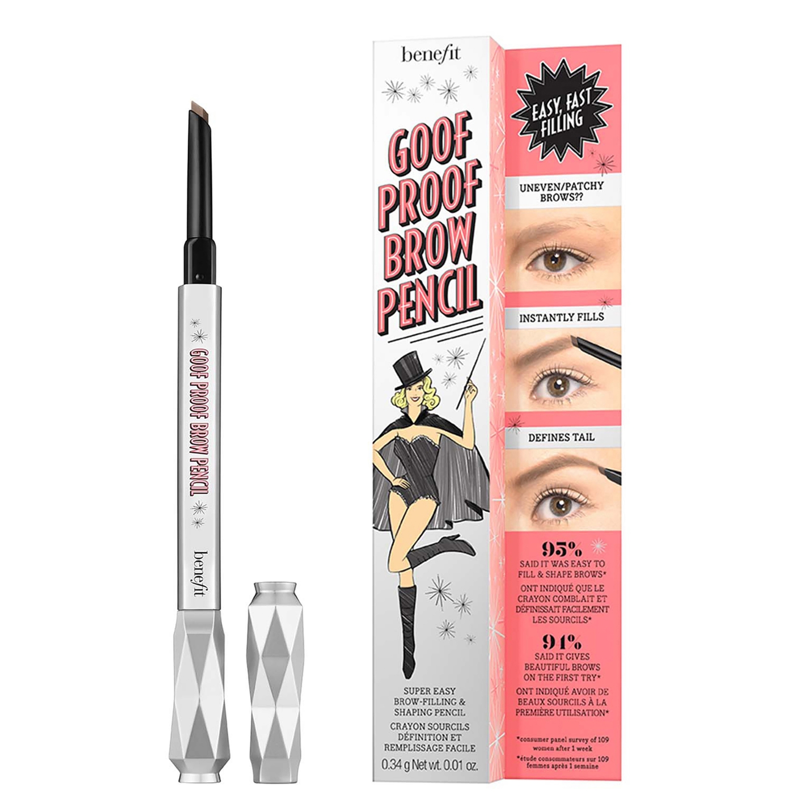 benefit Goof Proof Brow Pencil (Various Shades) - 02 Light
