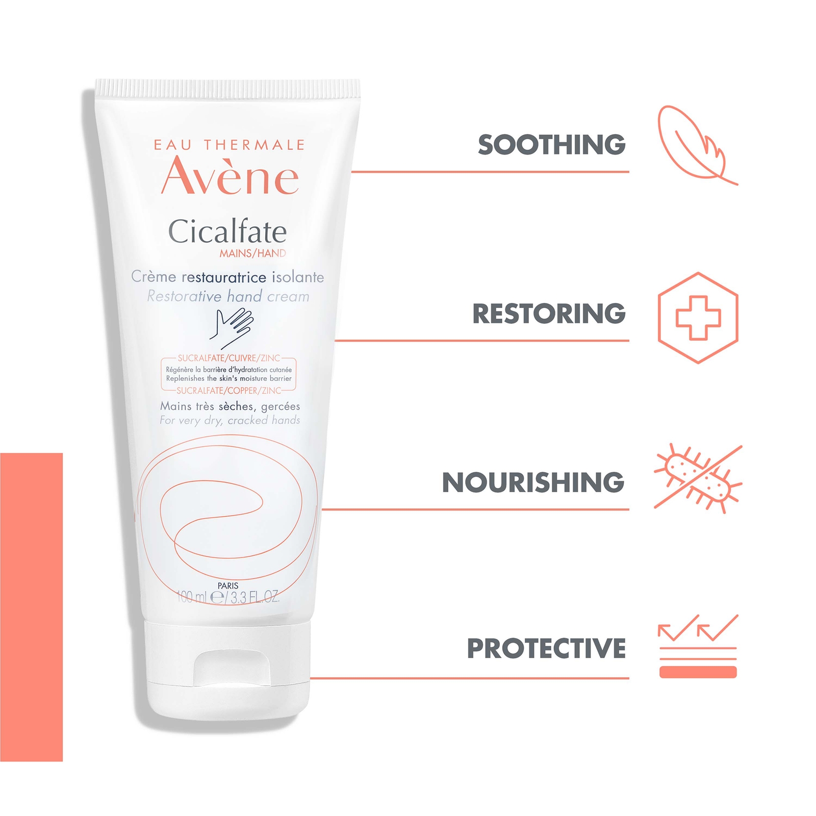 Thumbnail - Avène Cicalfate Repair Barrier Cream erneuernde Handcrem 100 ml
