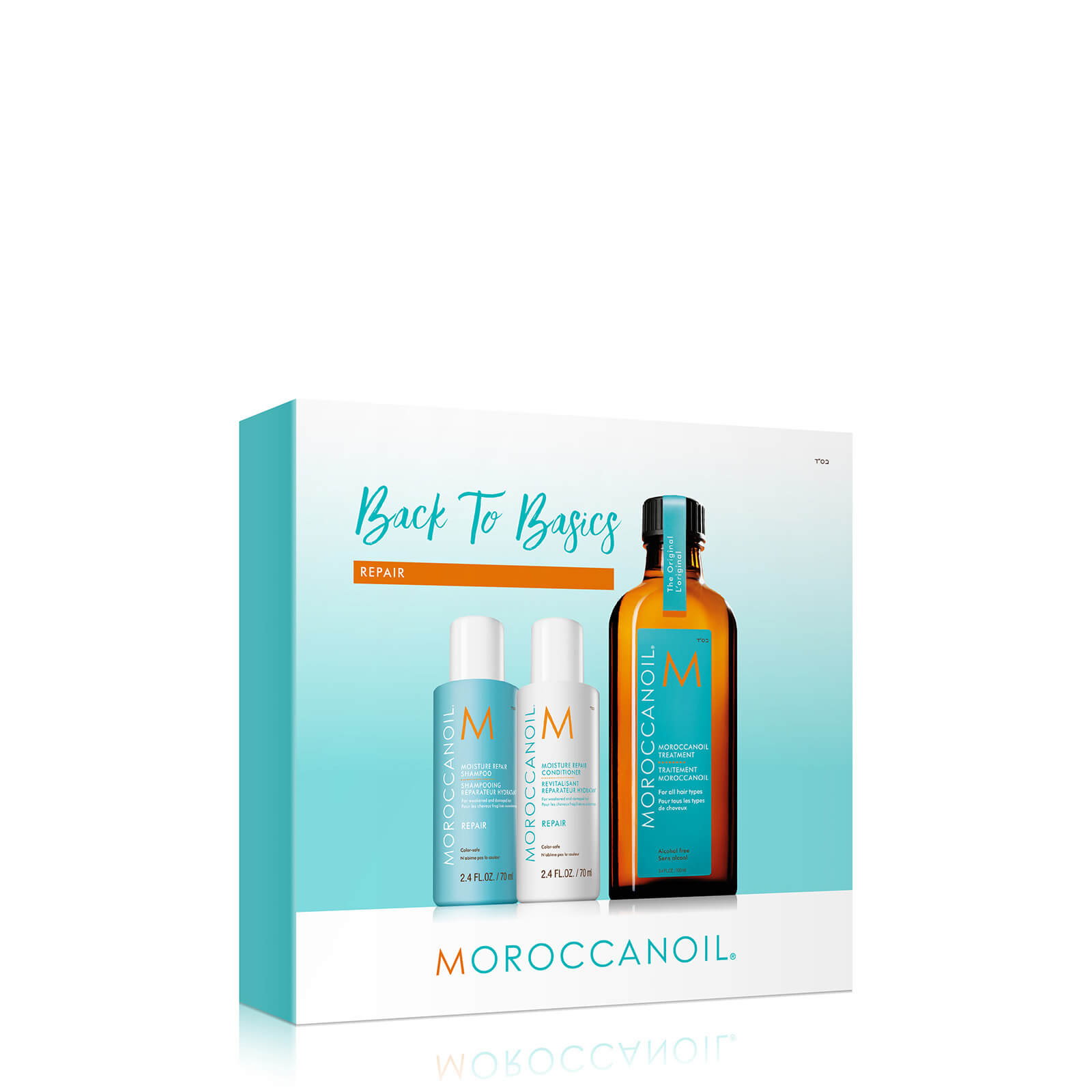 

Moroccanoil Treatment 100ml with FREE Moisture Repair Shampoo & Conditioner 70ml