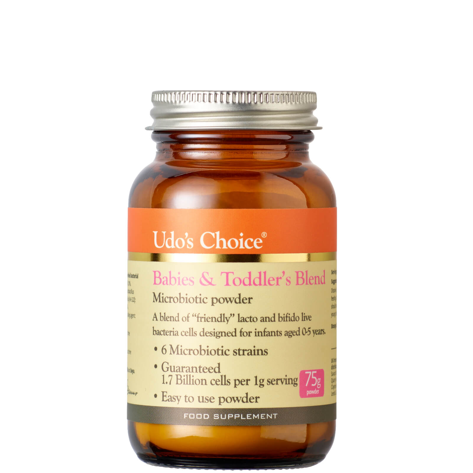 

Микробиотическая смесь для детей Udo's Choice Infant's Blend Microbiotics — 75 г