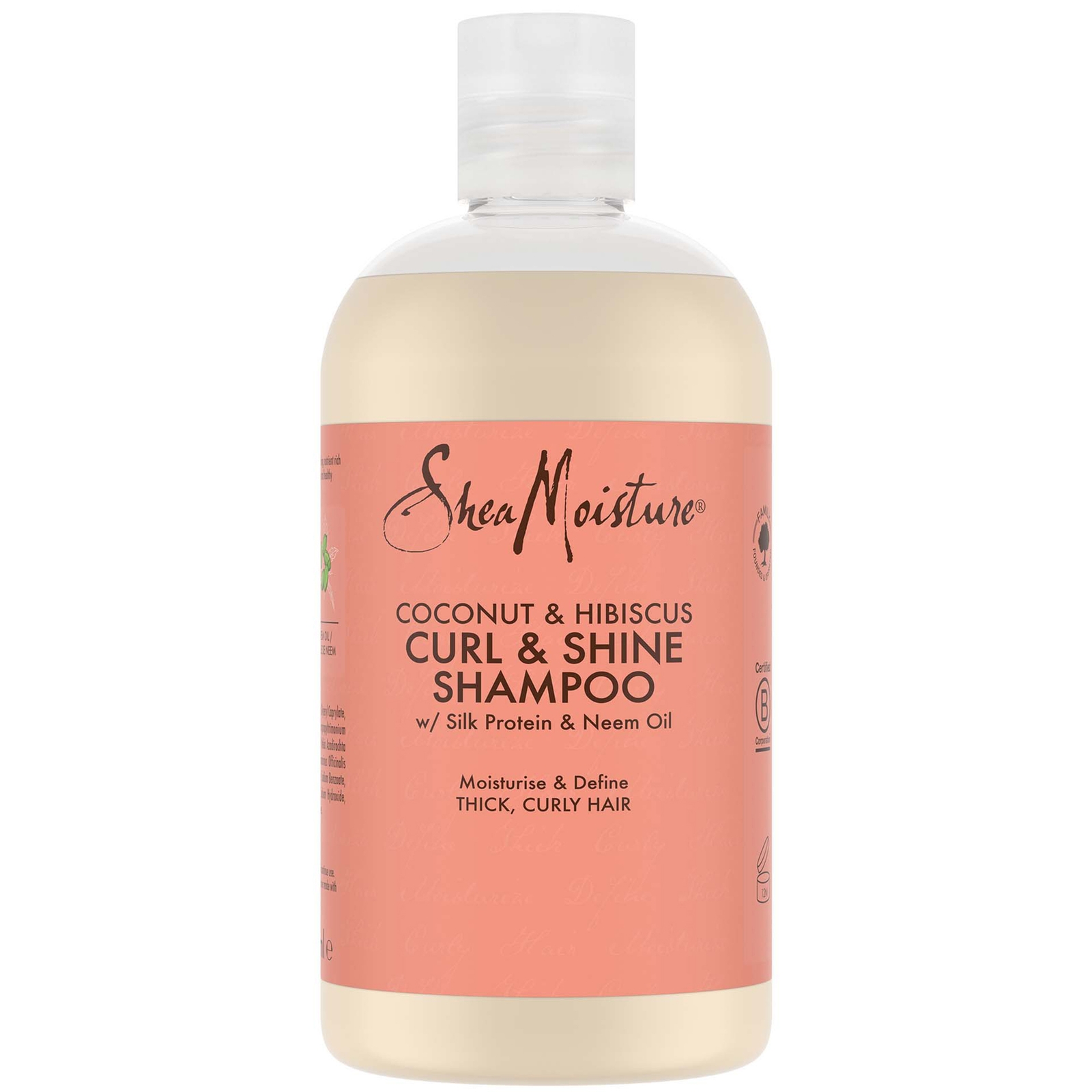Shea Moisture Shampoing Brillance Rehausseur de Boucles à la Noix de Coco et l'Hibiscus (379 ml)