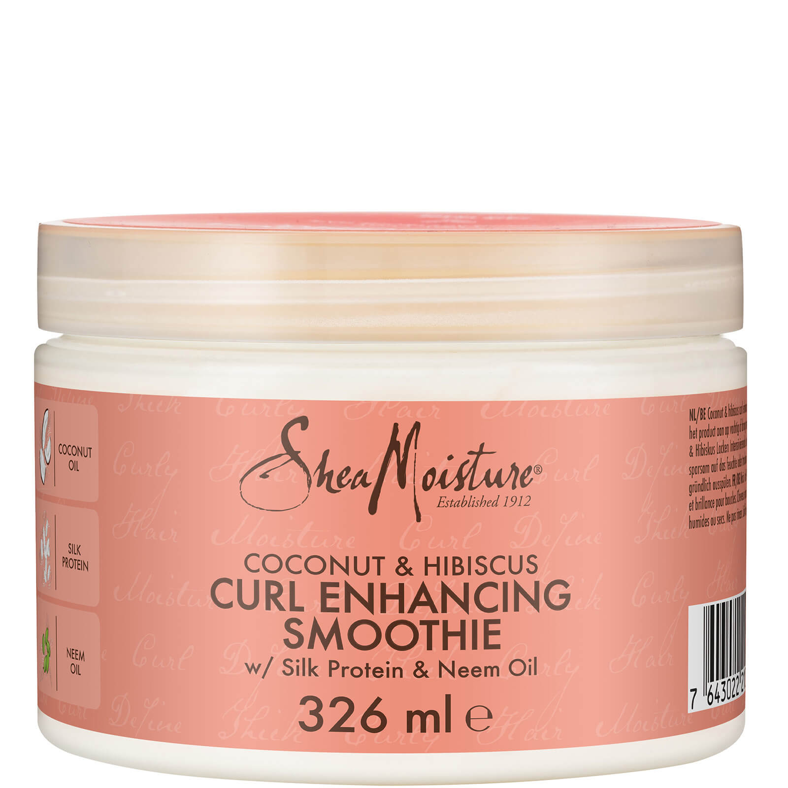Image of Shea Moisture Coconut & Hibiscus Curl Enhancing Smoothie 326ml