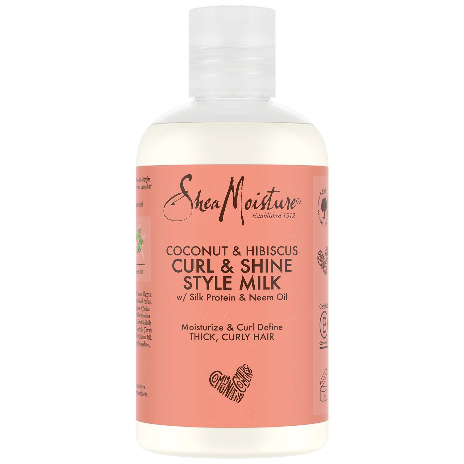 

Shea Moisture Coconut & Hibiscus Curl & Style Milk 254ml