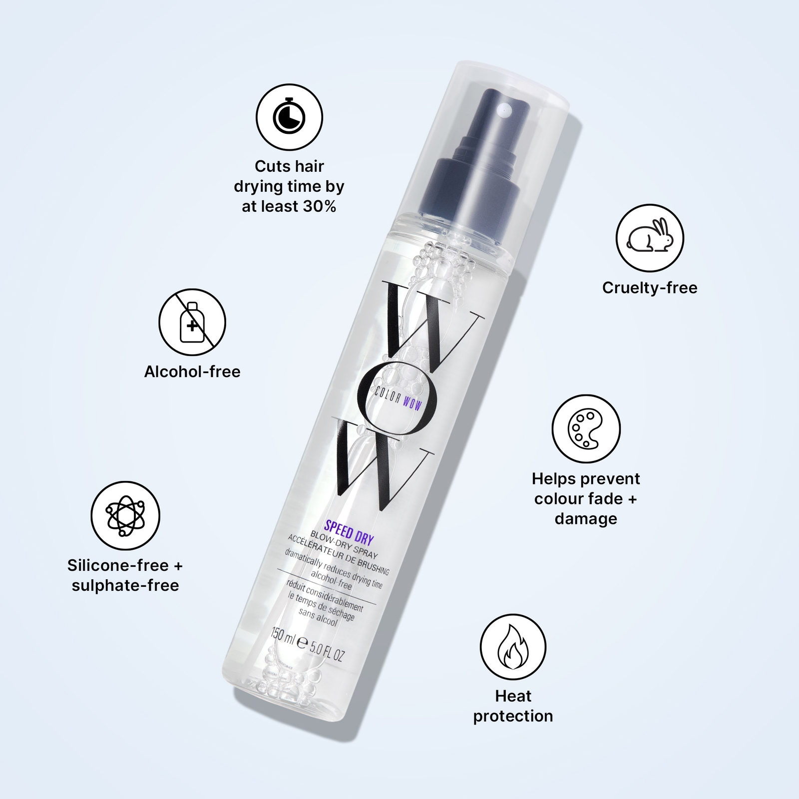 Thumbnail - Color WOW Speed Dry Föhnpray 150 ml