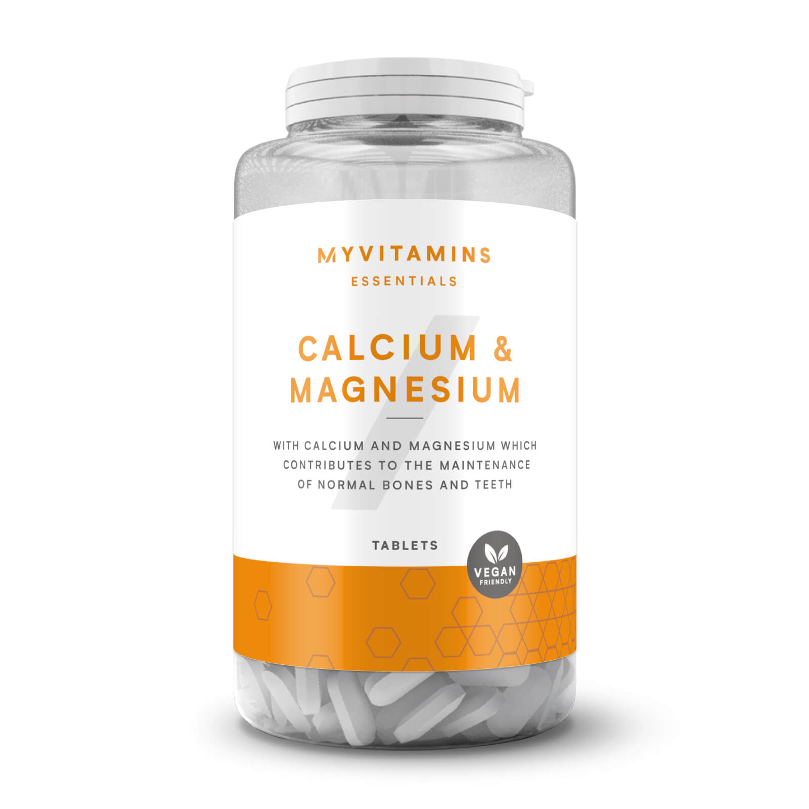 Myvitamins Calcium & Magnesium Tablets - 90Tabletas