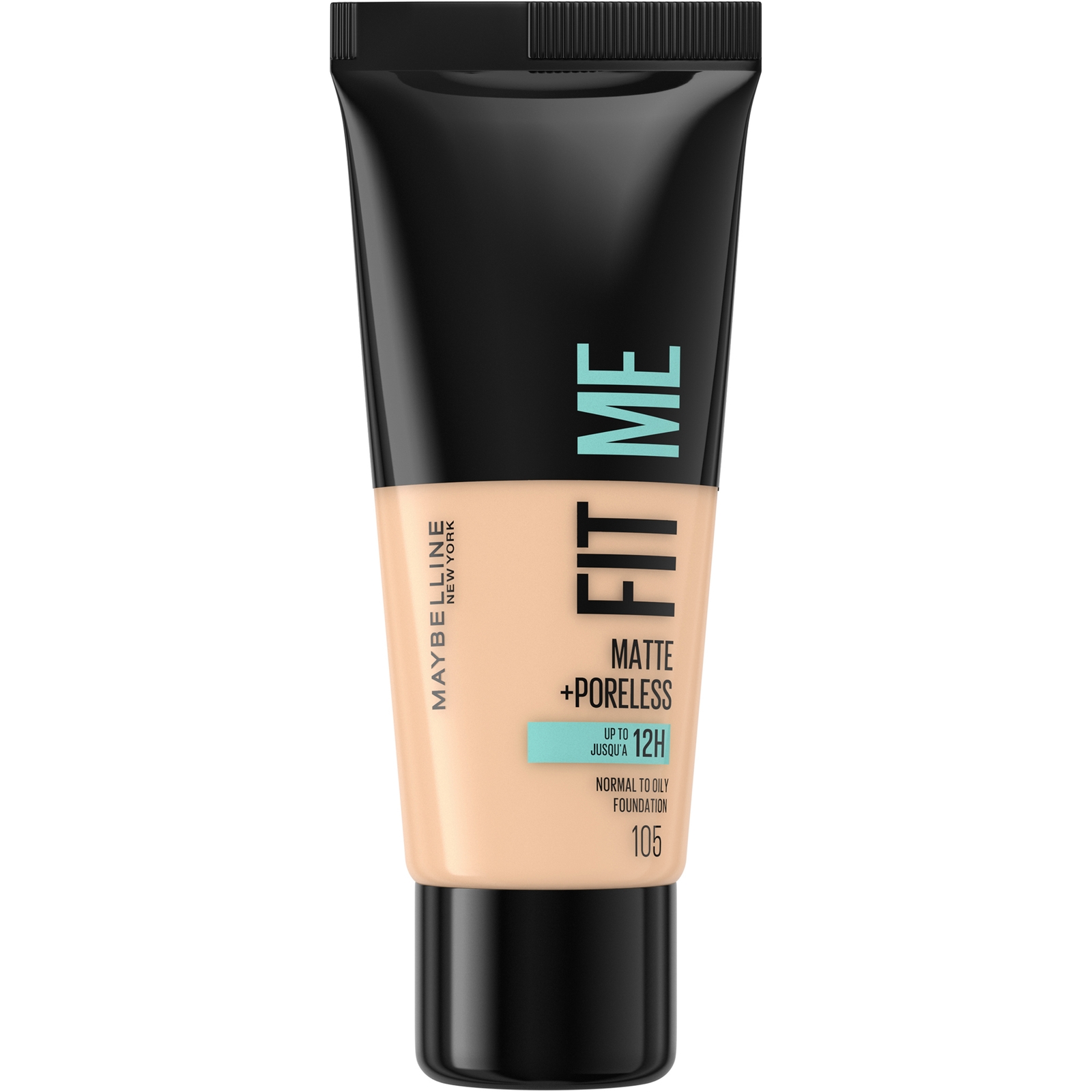 Maybelline Fit Me! Matte and Poreless Foundation 30ml (Various Shades) - 105 Natural Ivory