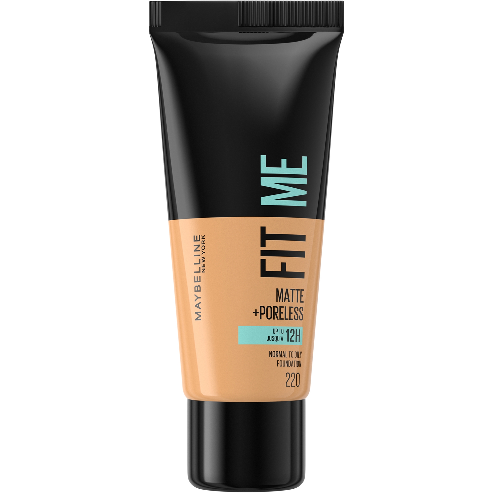 Maybelline Fit Me! Matte and Poreless Foundation 30ml (Various Shades) - 220 Natural Beige
