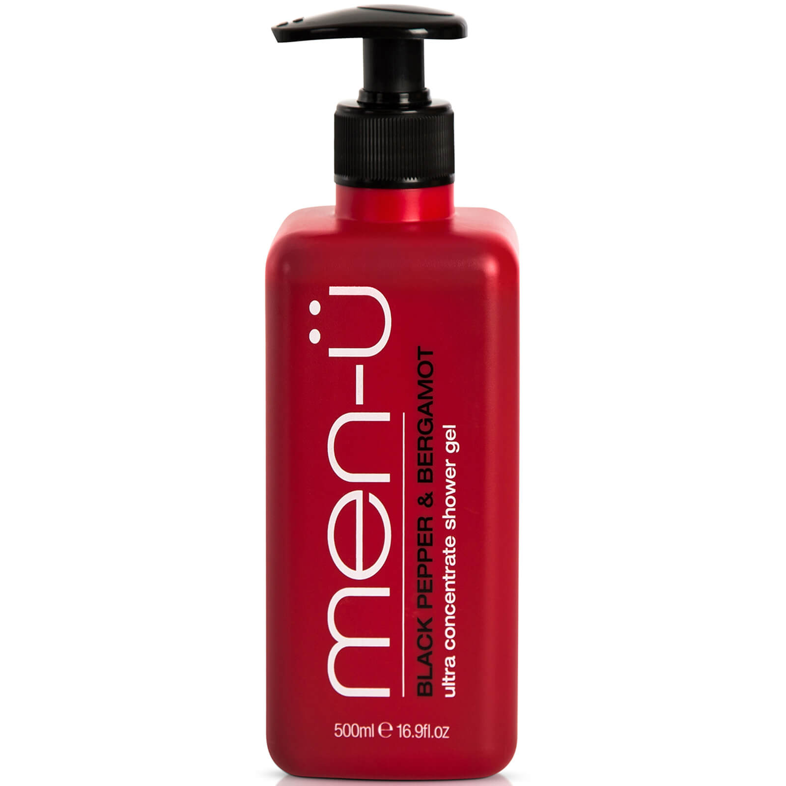 

men-ü Black Pepper & Bergamot Shower Gel 500ml - With Pump