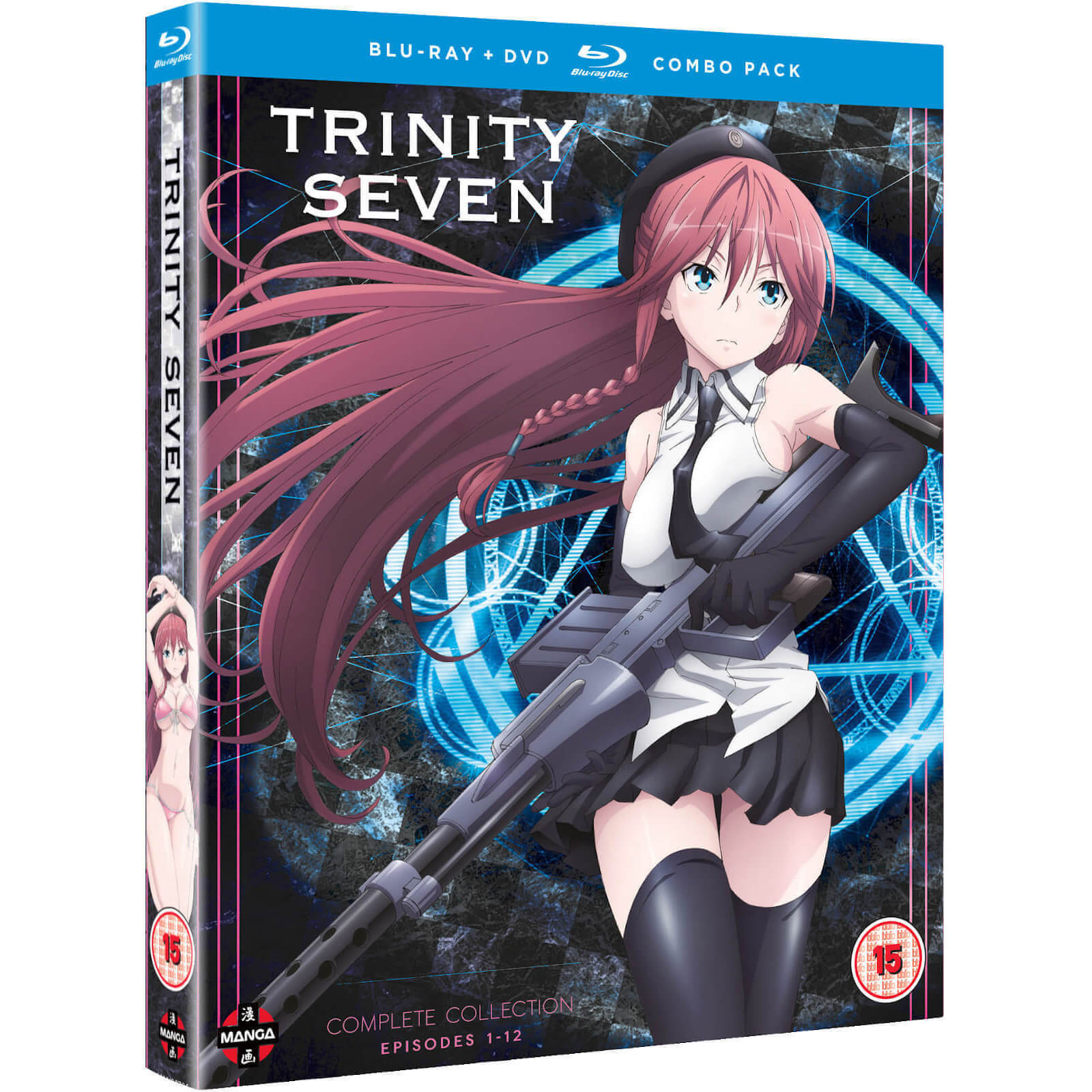 Trinity Seven - Komplette Saison Sammlung Blu-ray/DVD Combo Pack