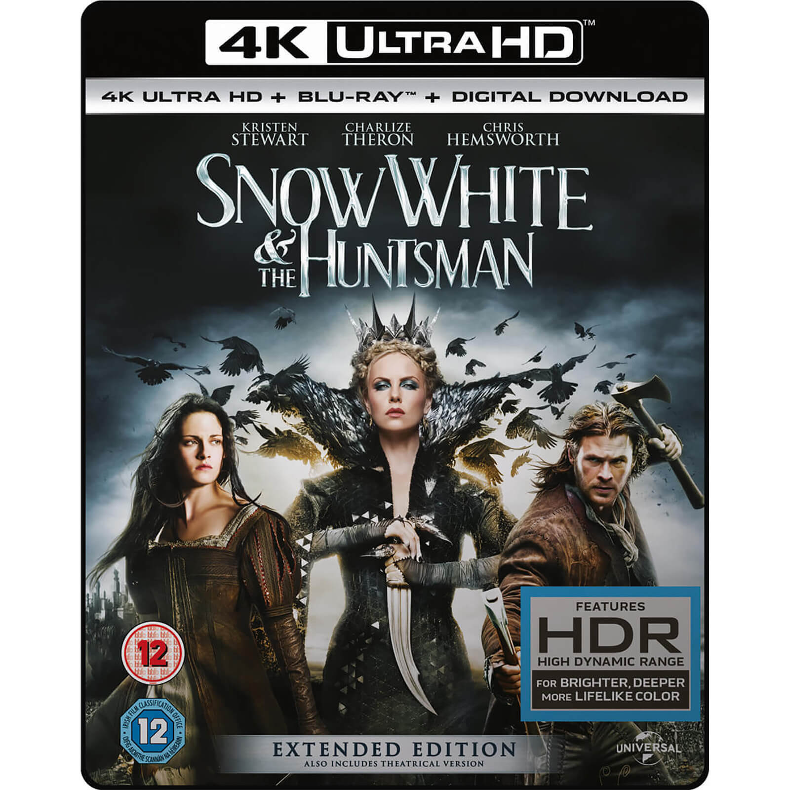 Universal Pictures Snow white and the huntsman (extended edition) - 4k ultra hd