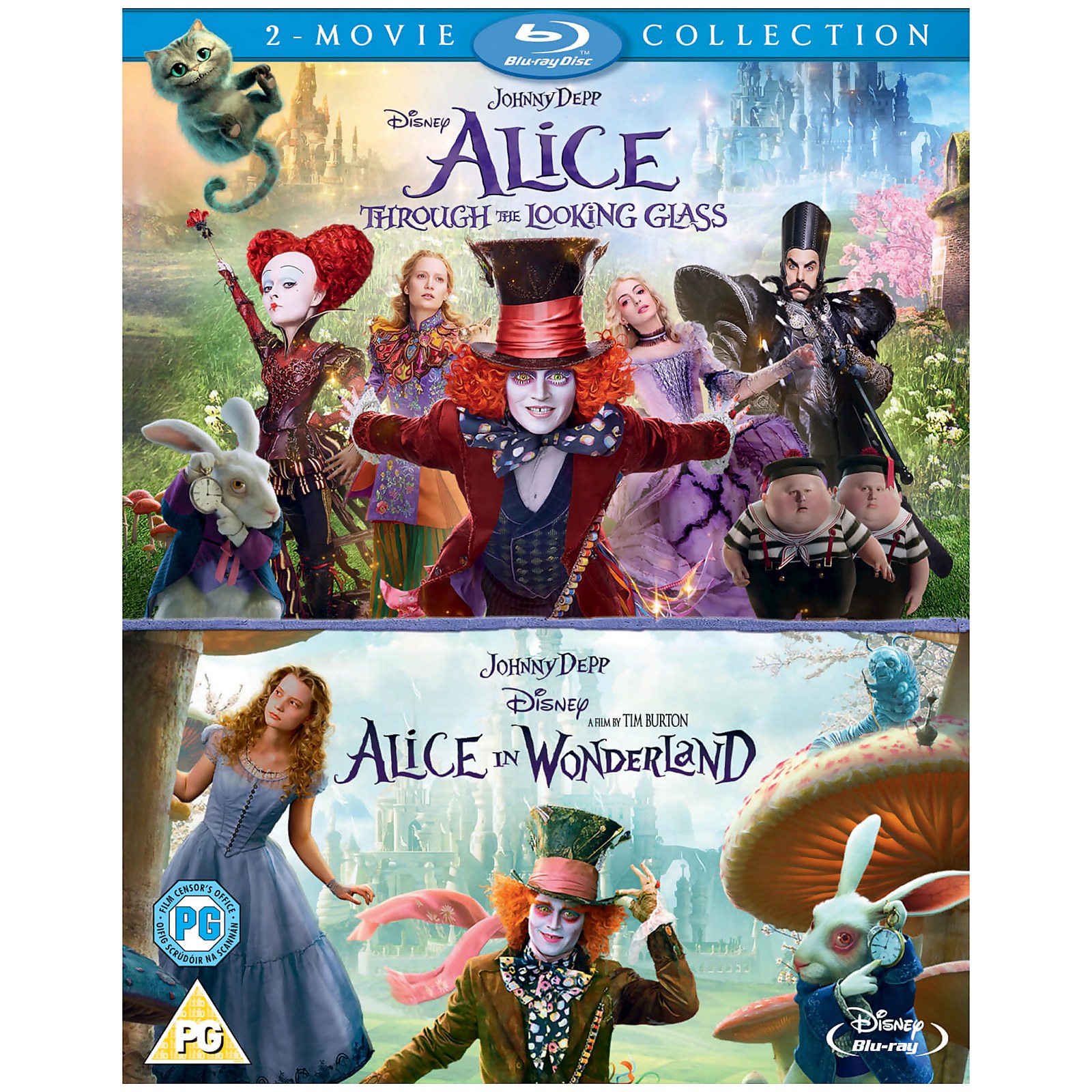 

De l'autre côté du miroir/Alice au pays des merveilles - Pack double
